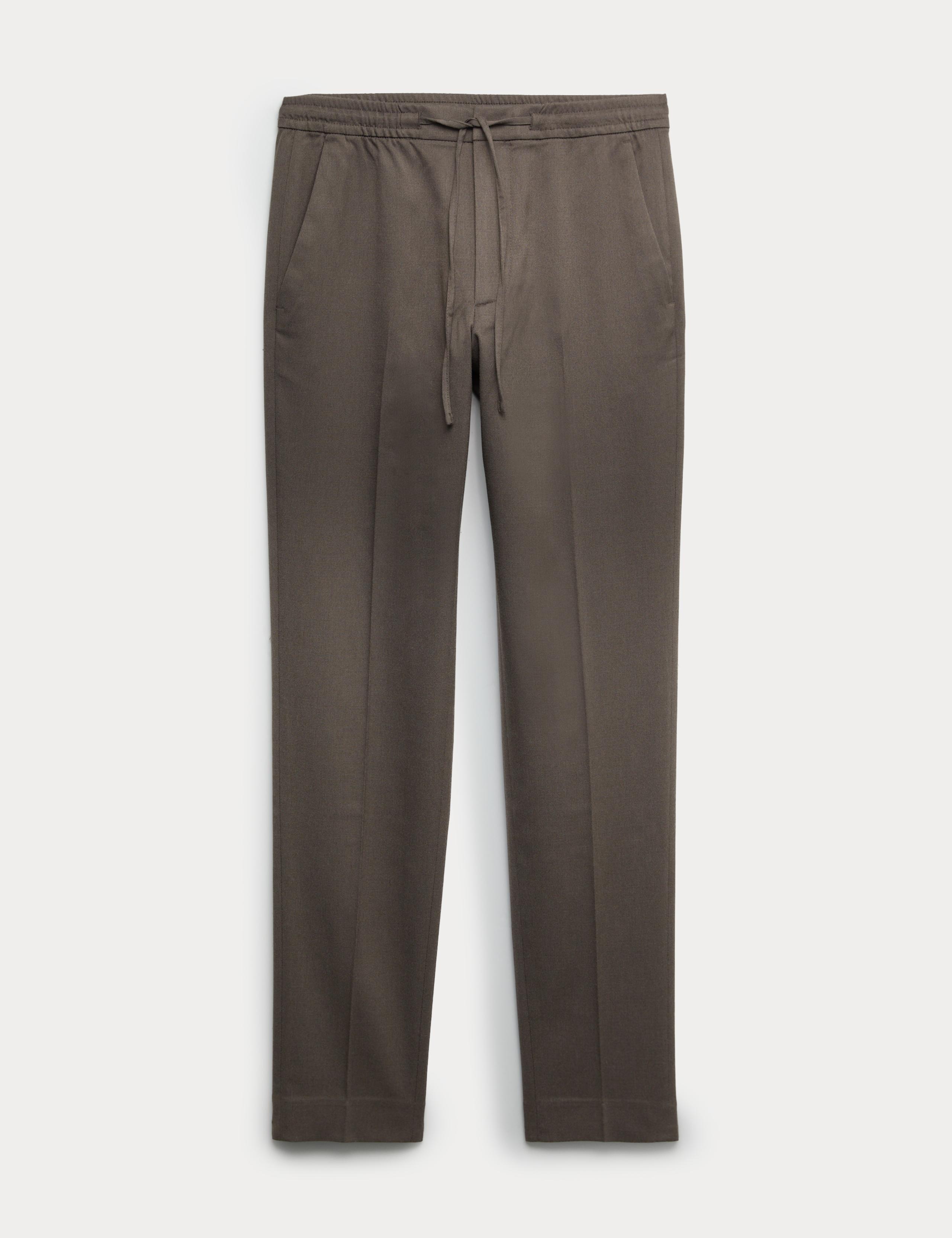 Tapered Fit Elasticated Trousers