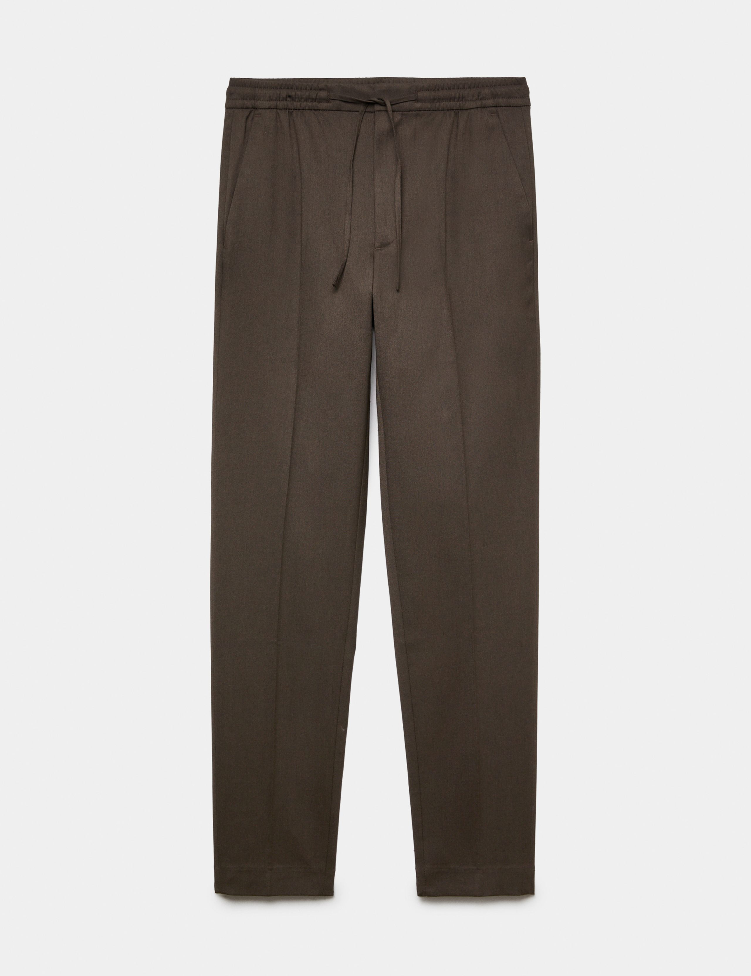 Tapered Fit Elasticated Trousers