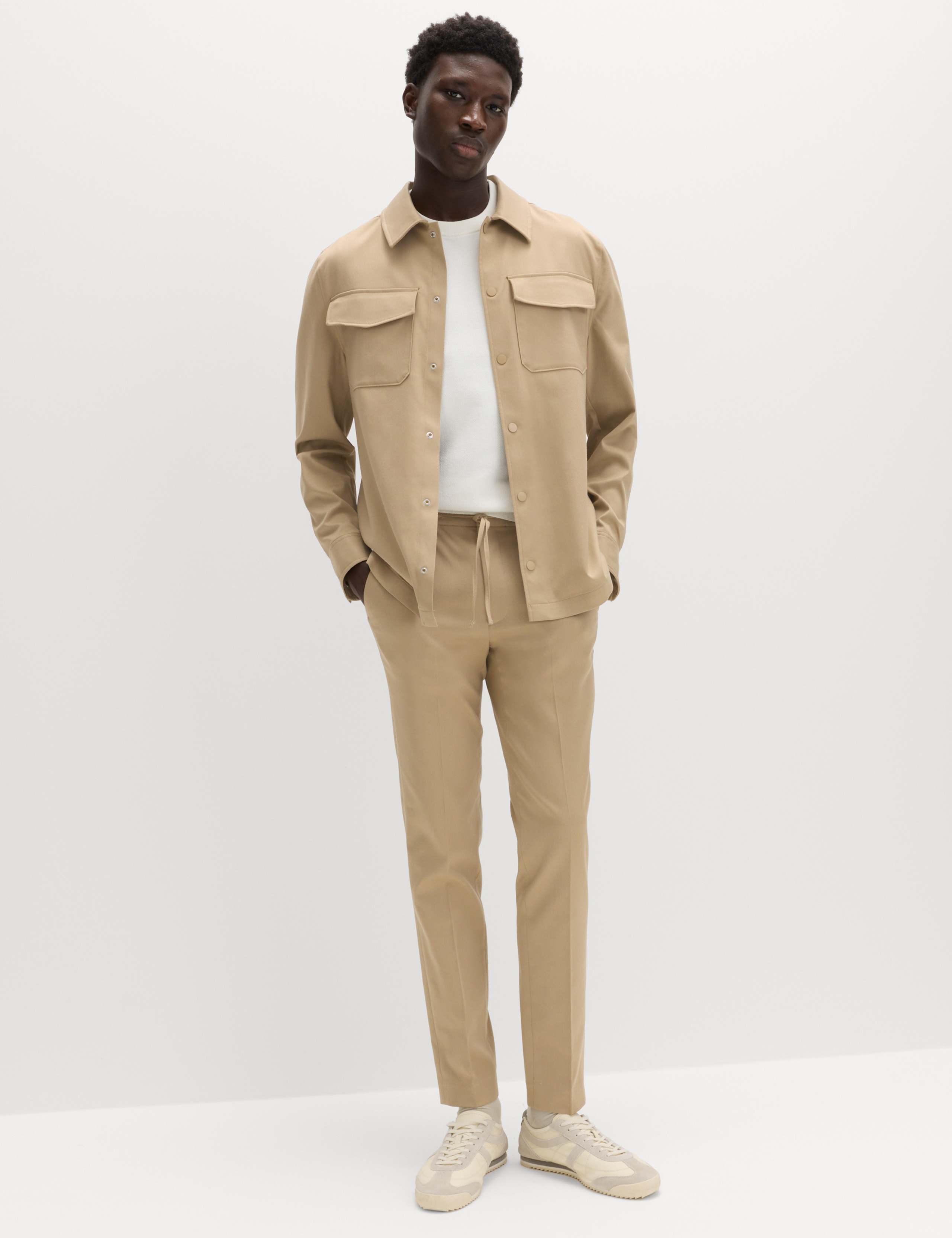 Tapered Fit Elasticated Trousers