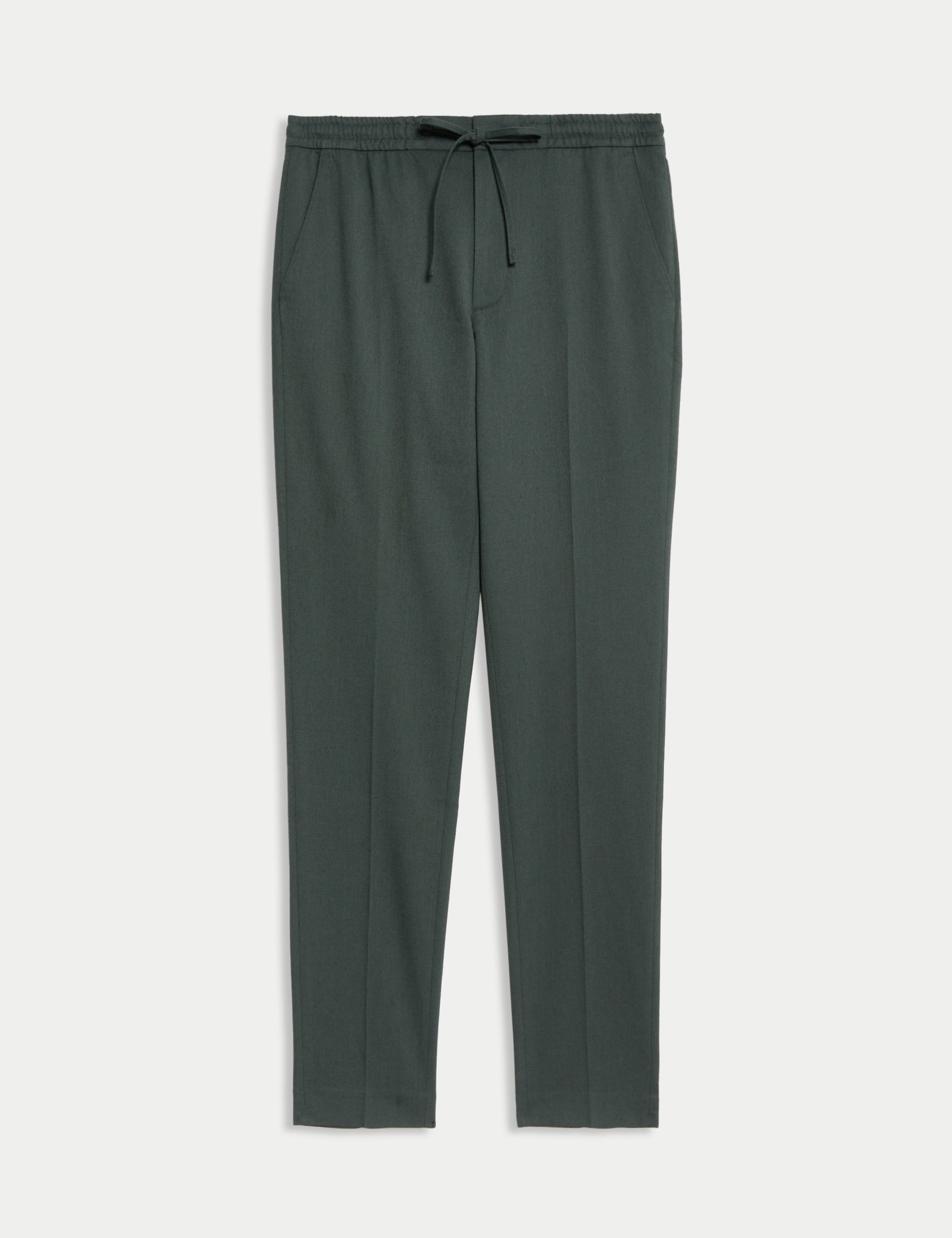 Tapered Fit Elasticated Trousers