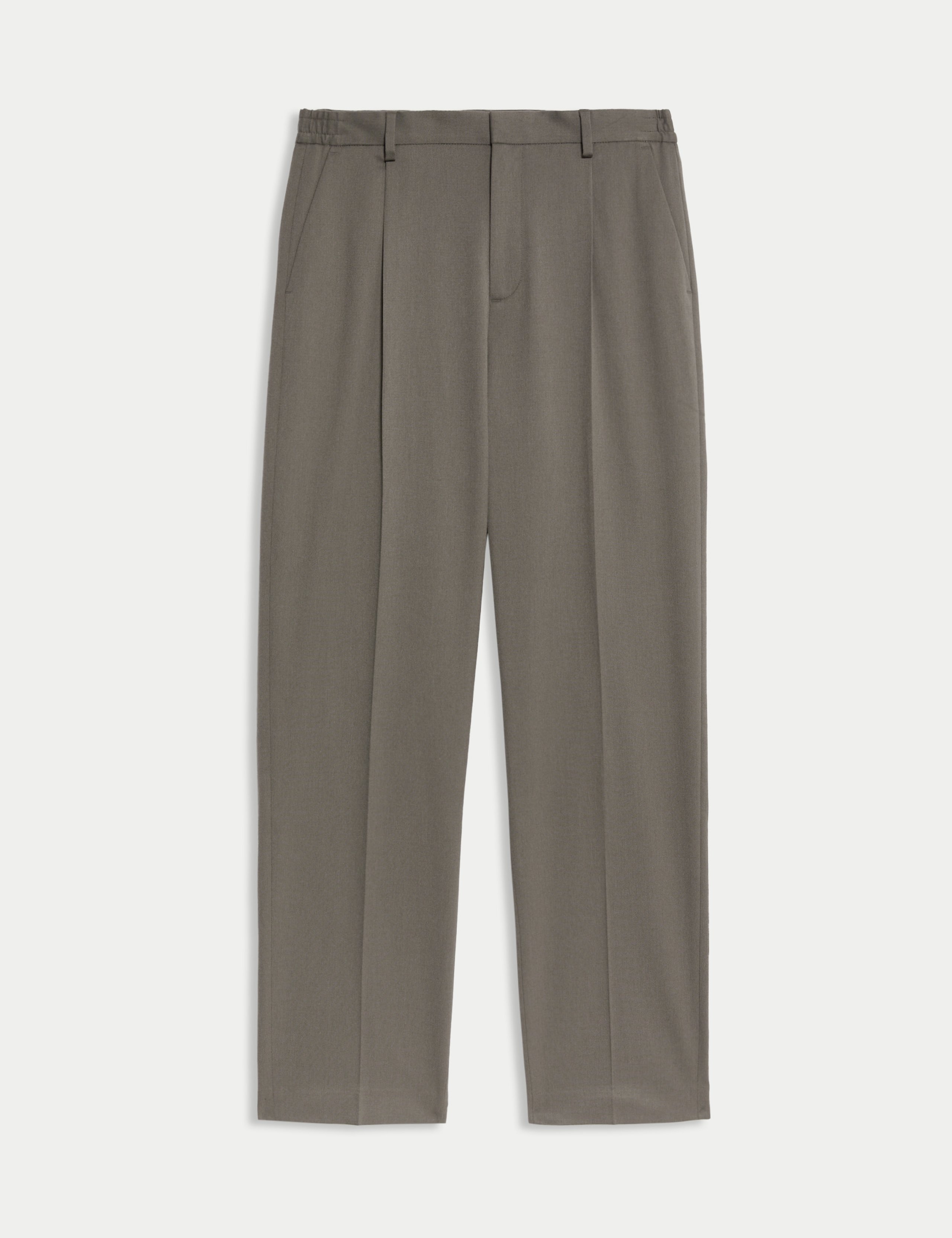Relaxed Fit Smart Stretch Trousers