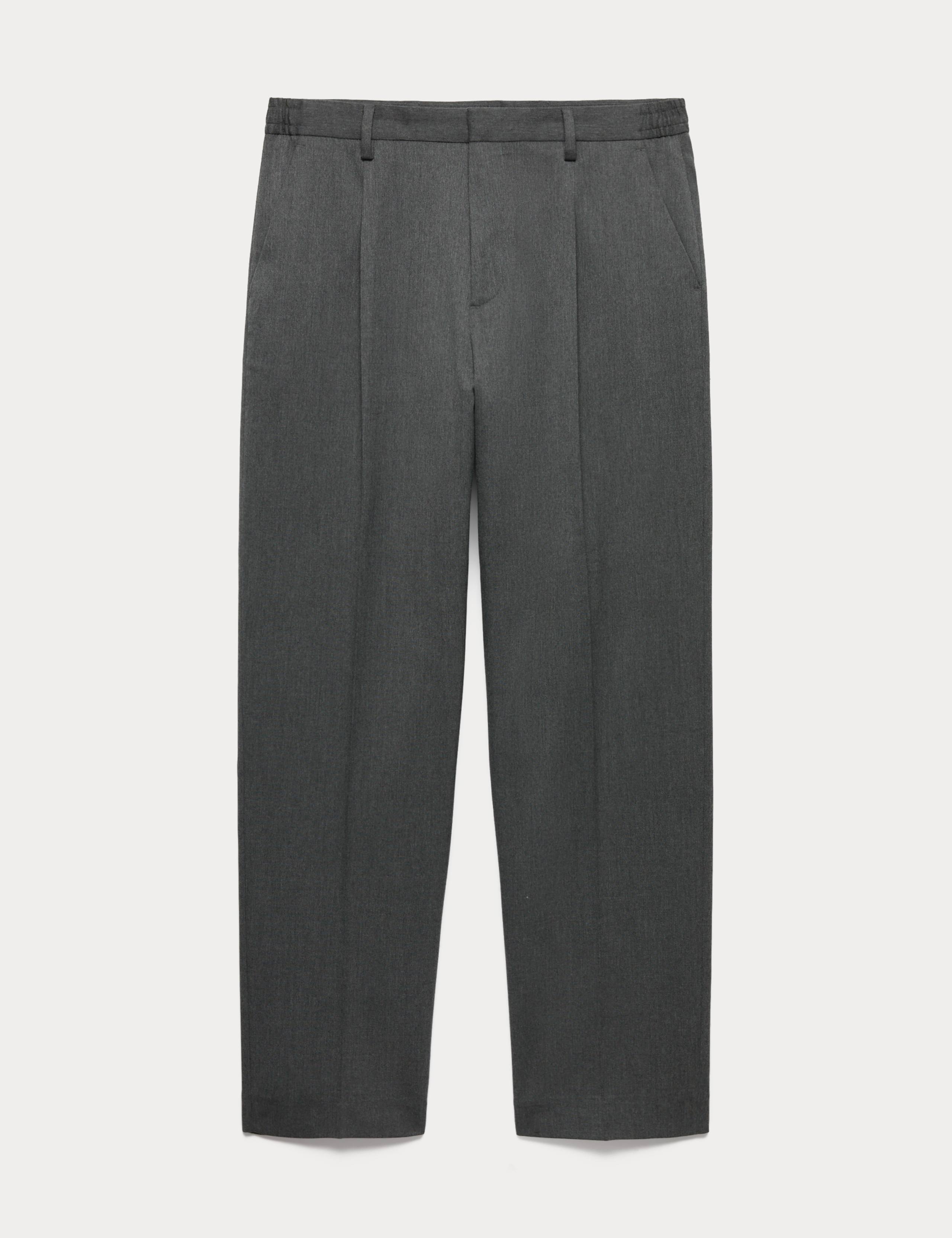 Relaxed Fit Smart Stretch Trousers