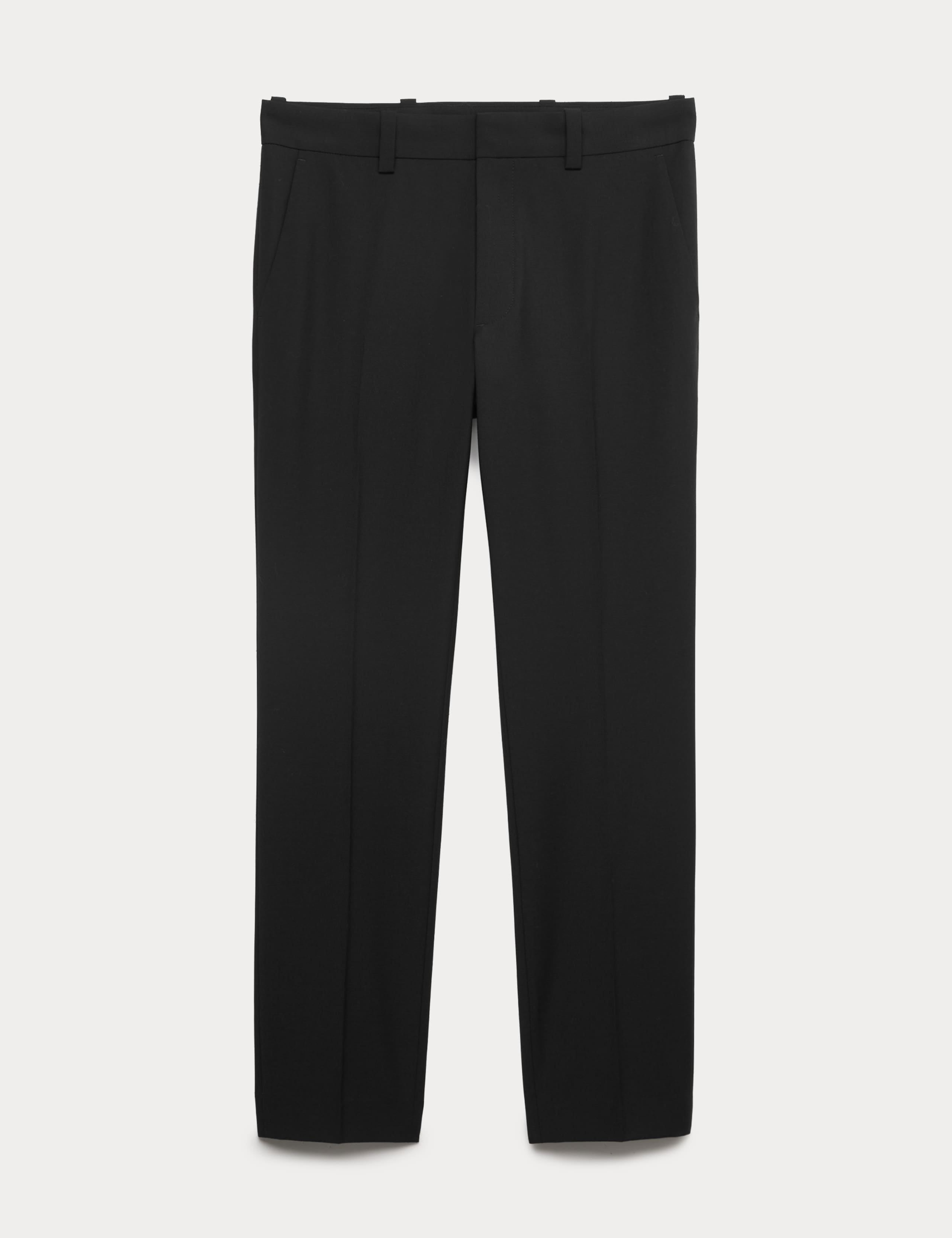 Slim Fit Wool Blend Performance Trousers