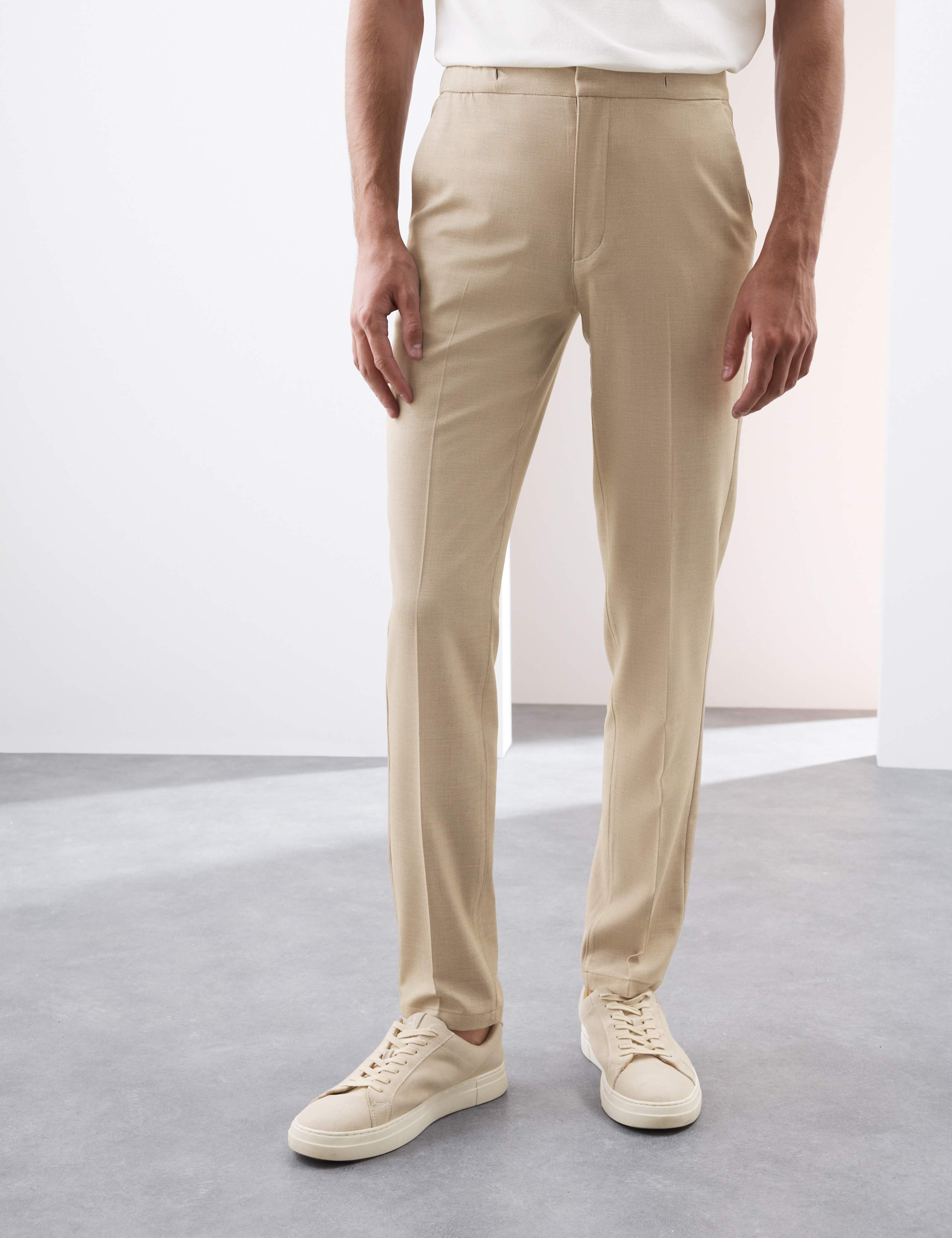 Regular Fit 360 Flex Elasticated Waist Trousers