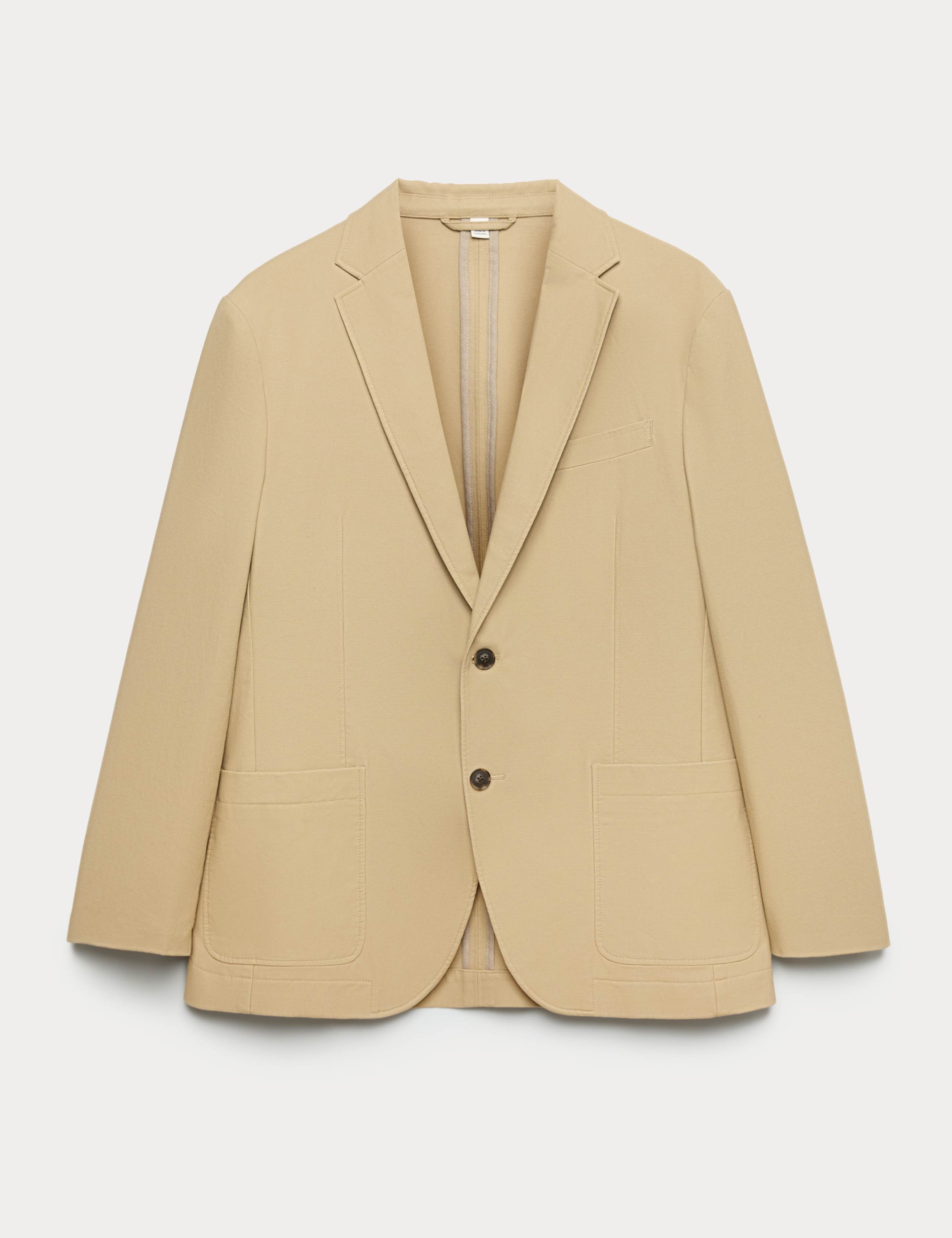 Cotton Rich Laundered Canvas Blazer