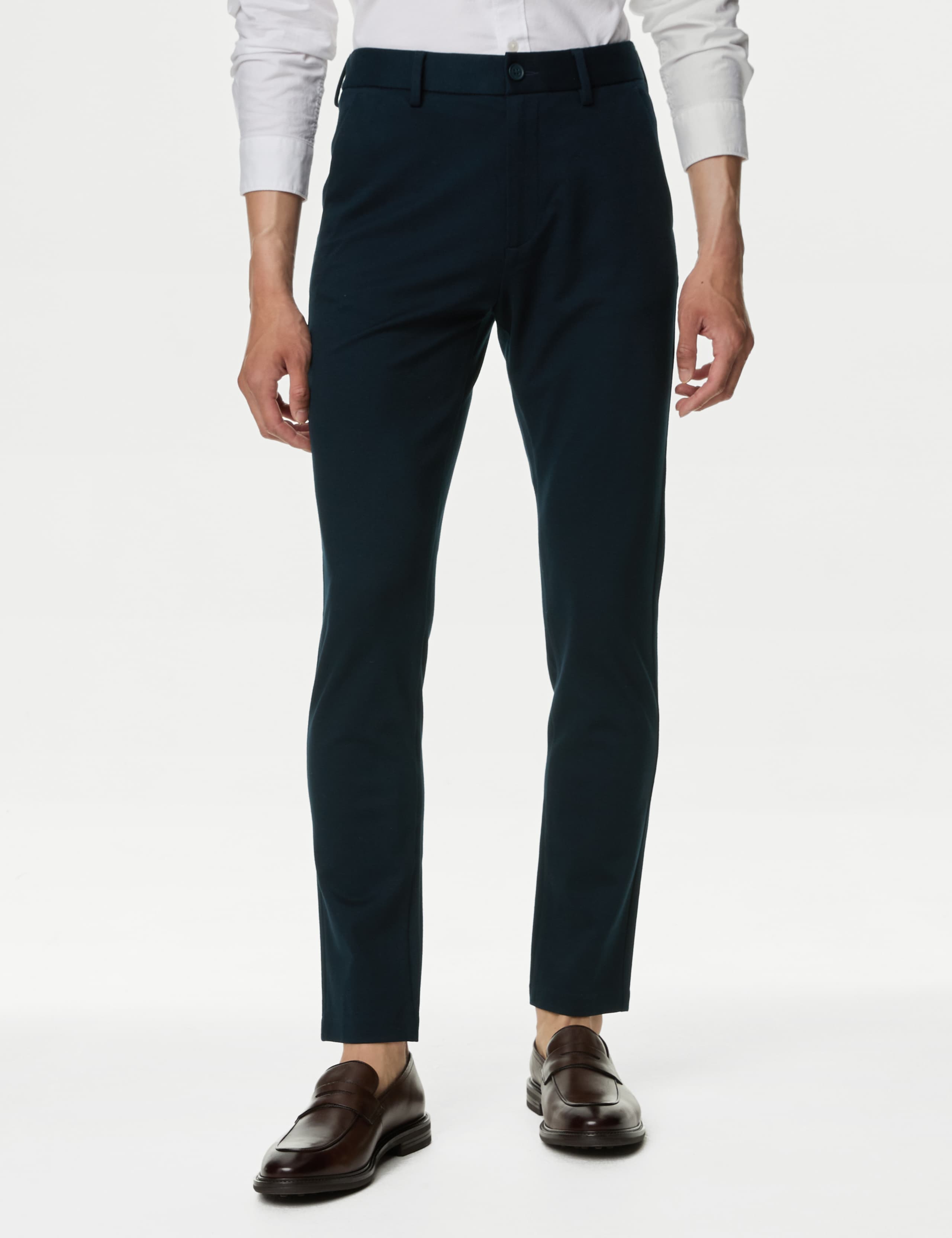Slim Fit Stretch Ponte Chinos