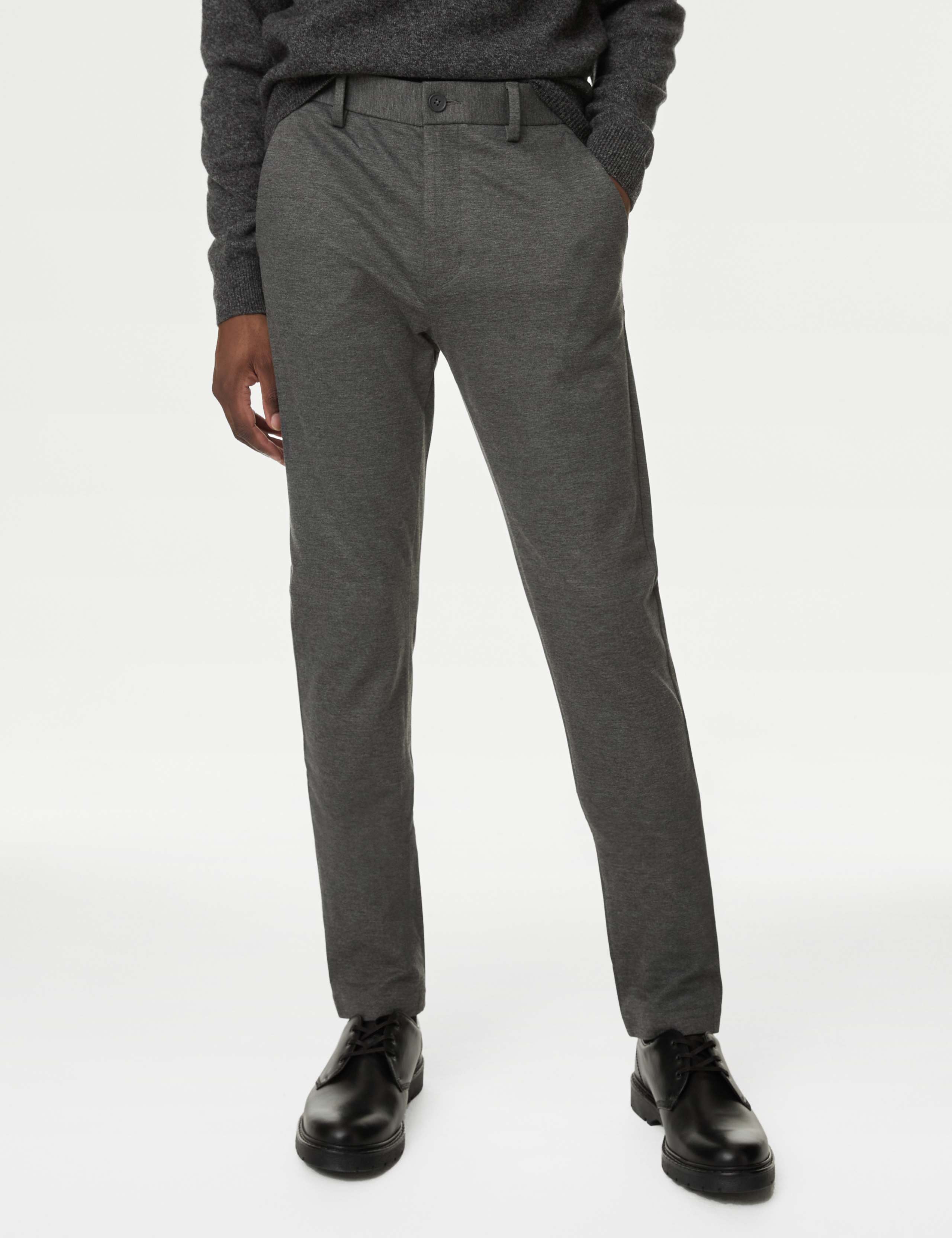 Slim Fit Stretch Ponte Chinos
