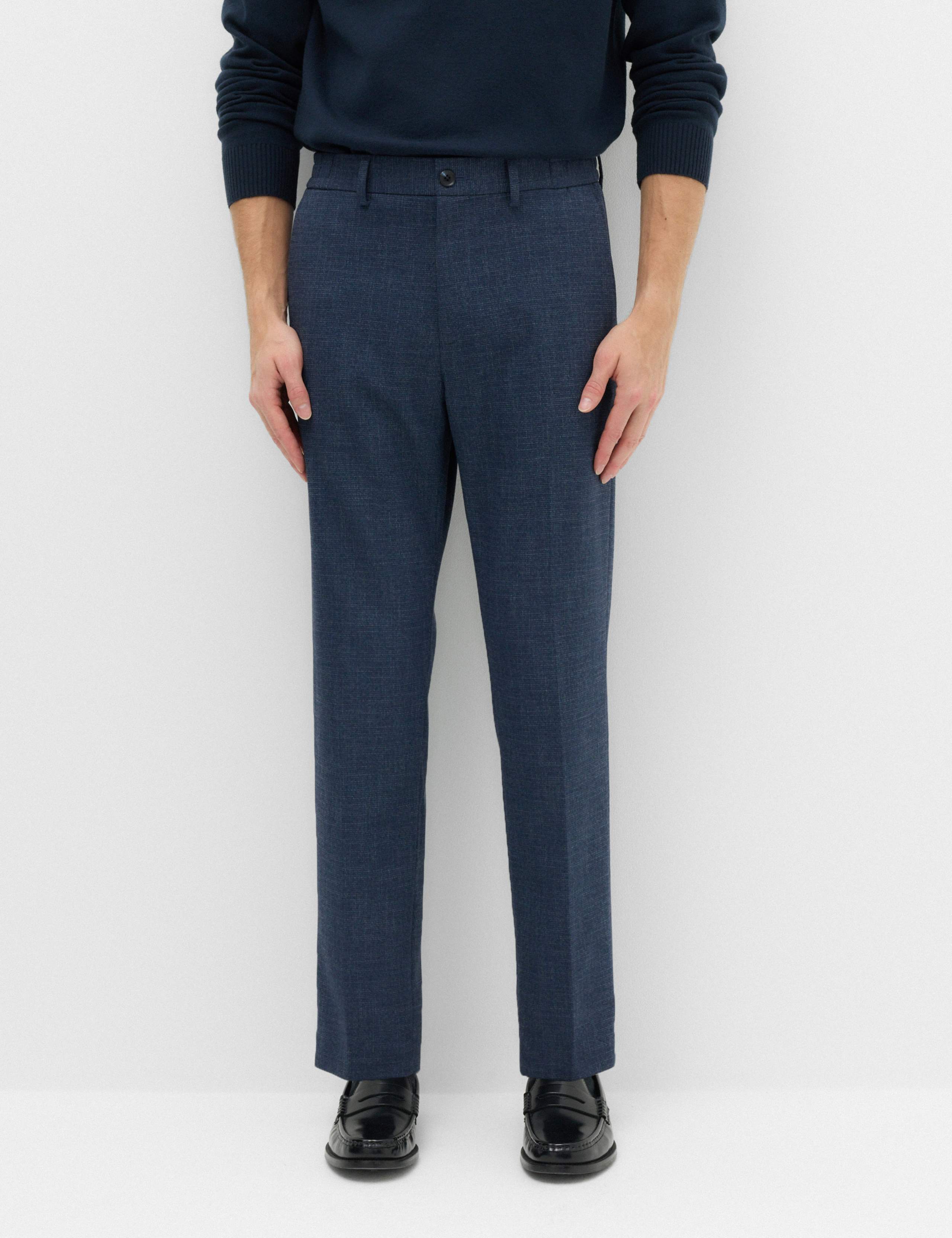 Tailored Fit Flannel Smart Trousers