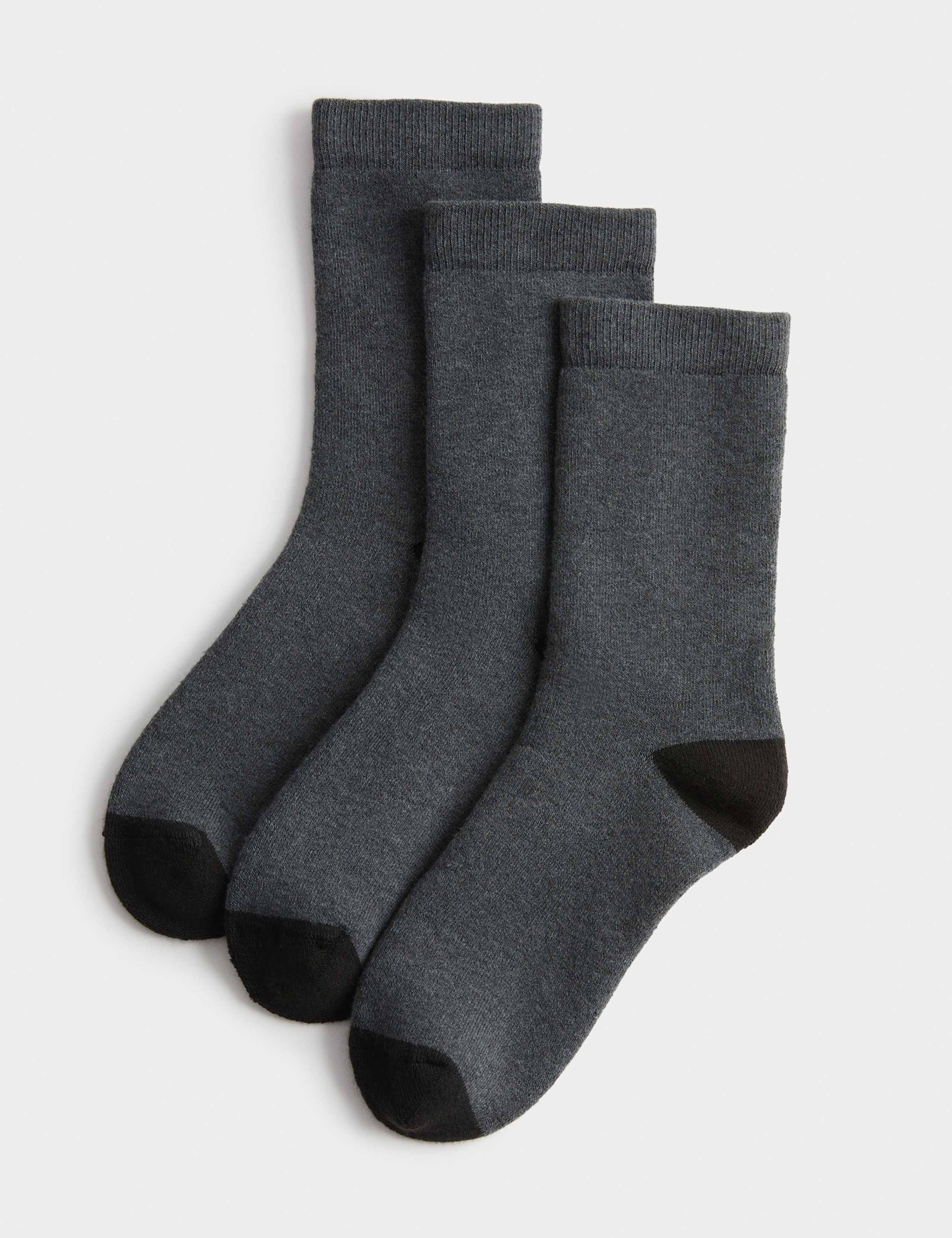 3pk Heatgen™ Thermal Ankle Socks (8½ Small to 10½ Large)