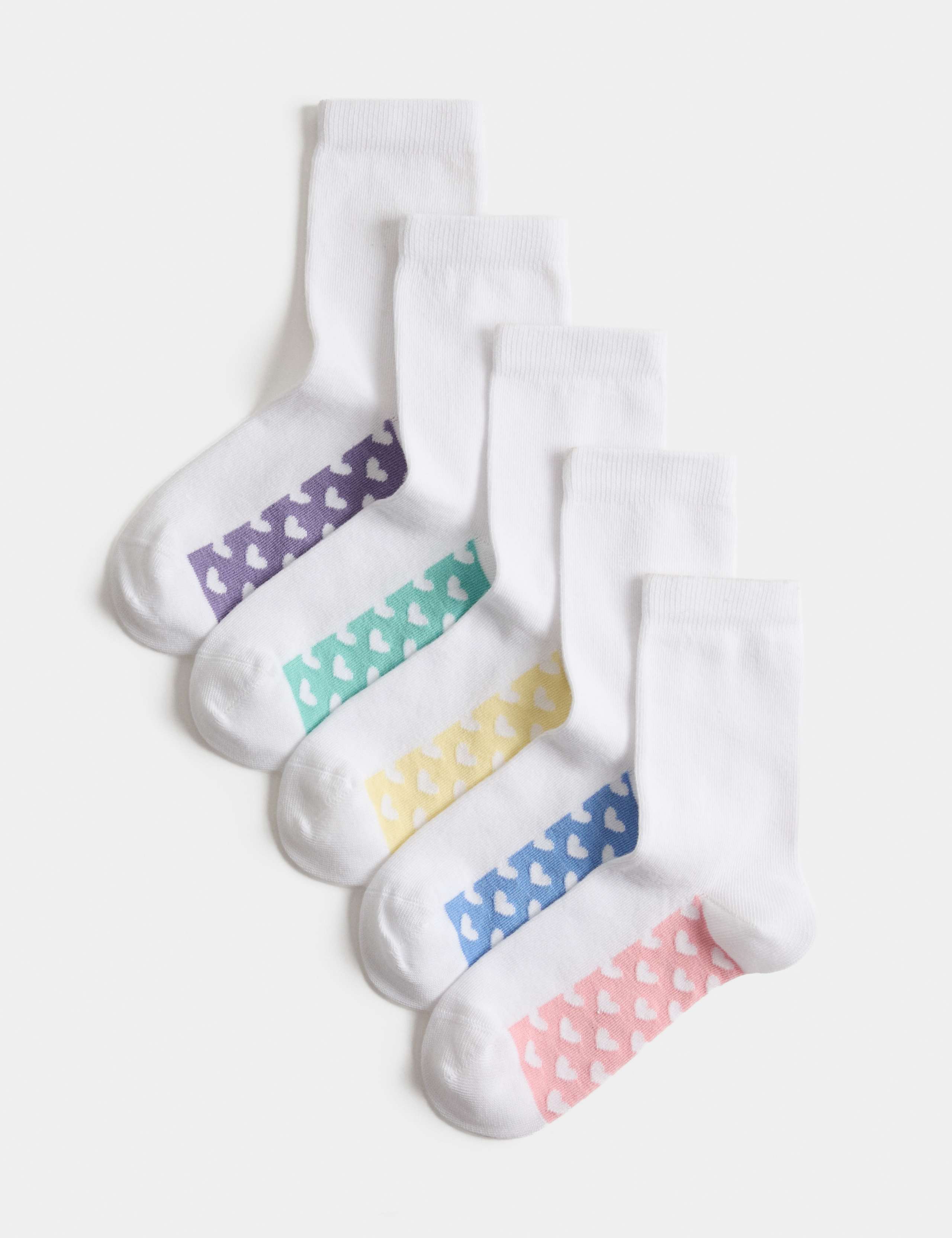 5 Pack Cotton Rich Socks