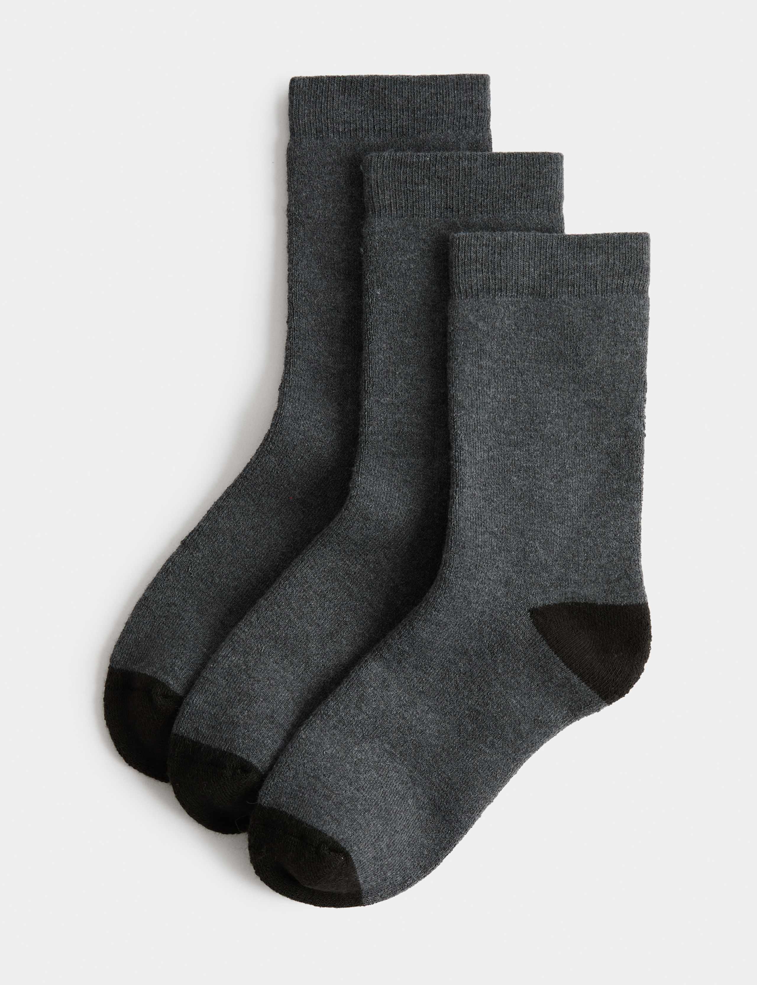 3 Pack Thermal Socks (6 Small-10½ Large)