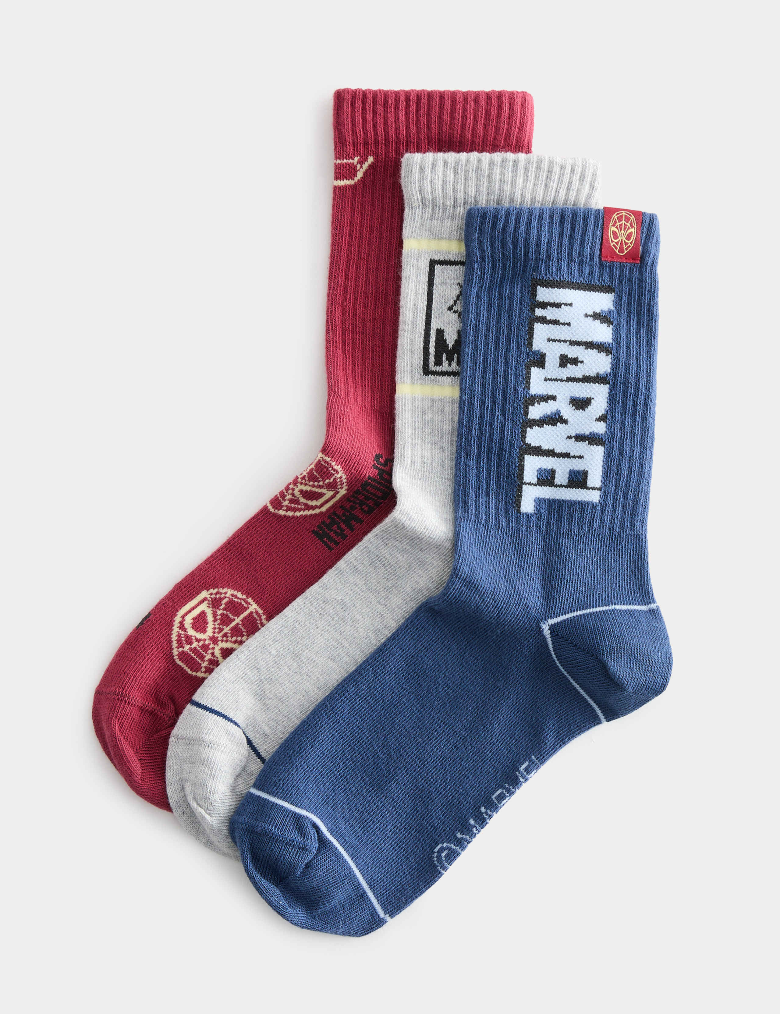 3 Pack Cotton Rich Spider-Man™ Socks