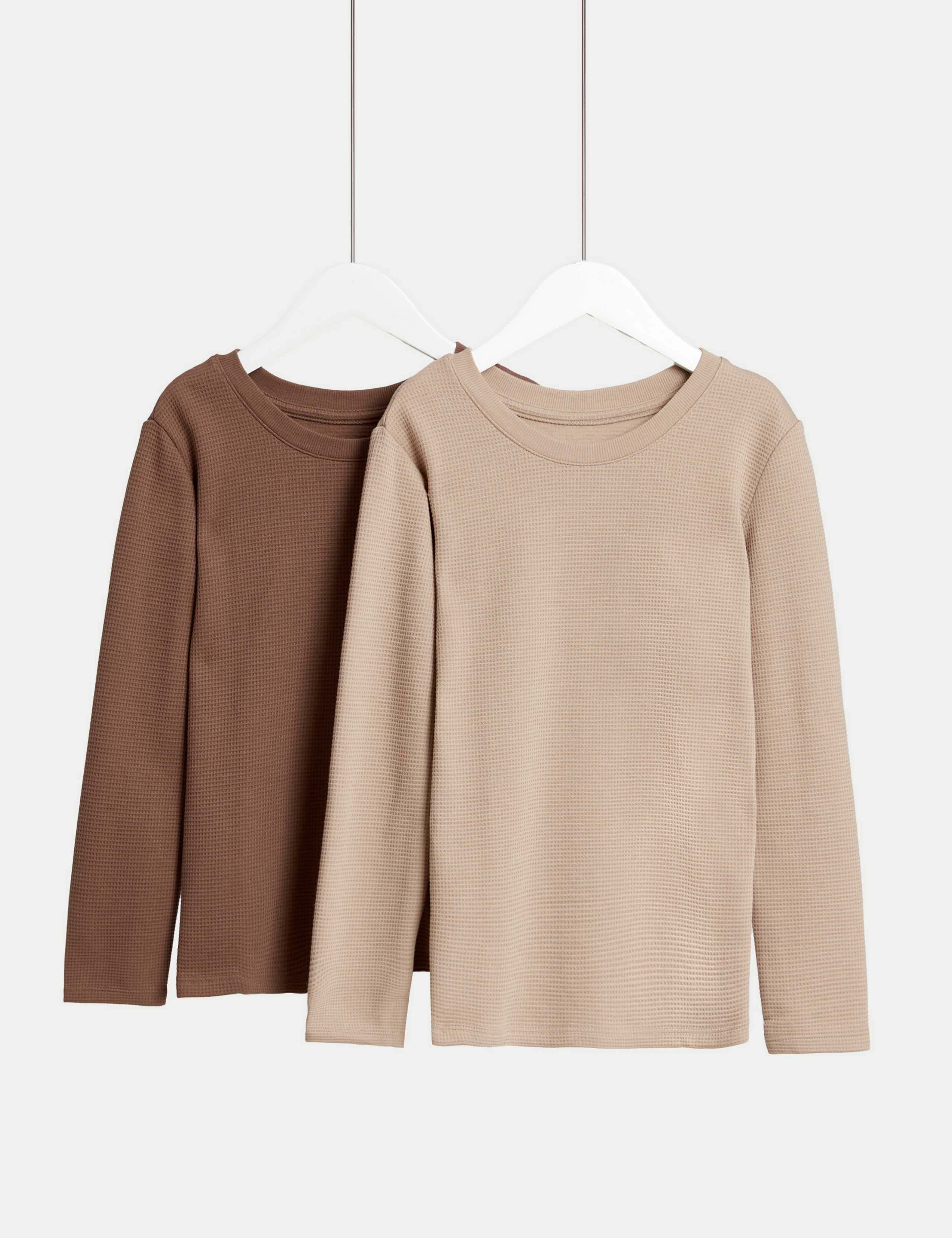 2pk Heatgen™ Thermal Waffle Tops (2-14 Yrs)