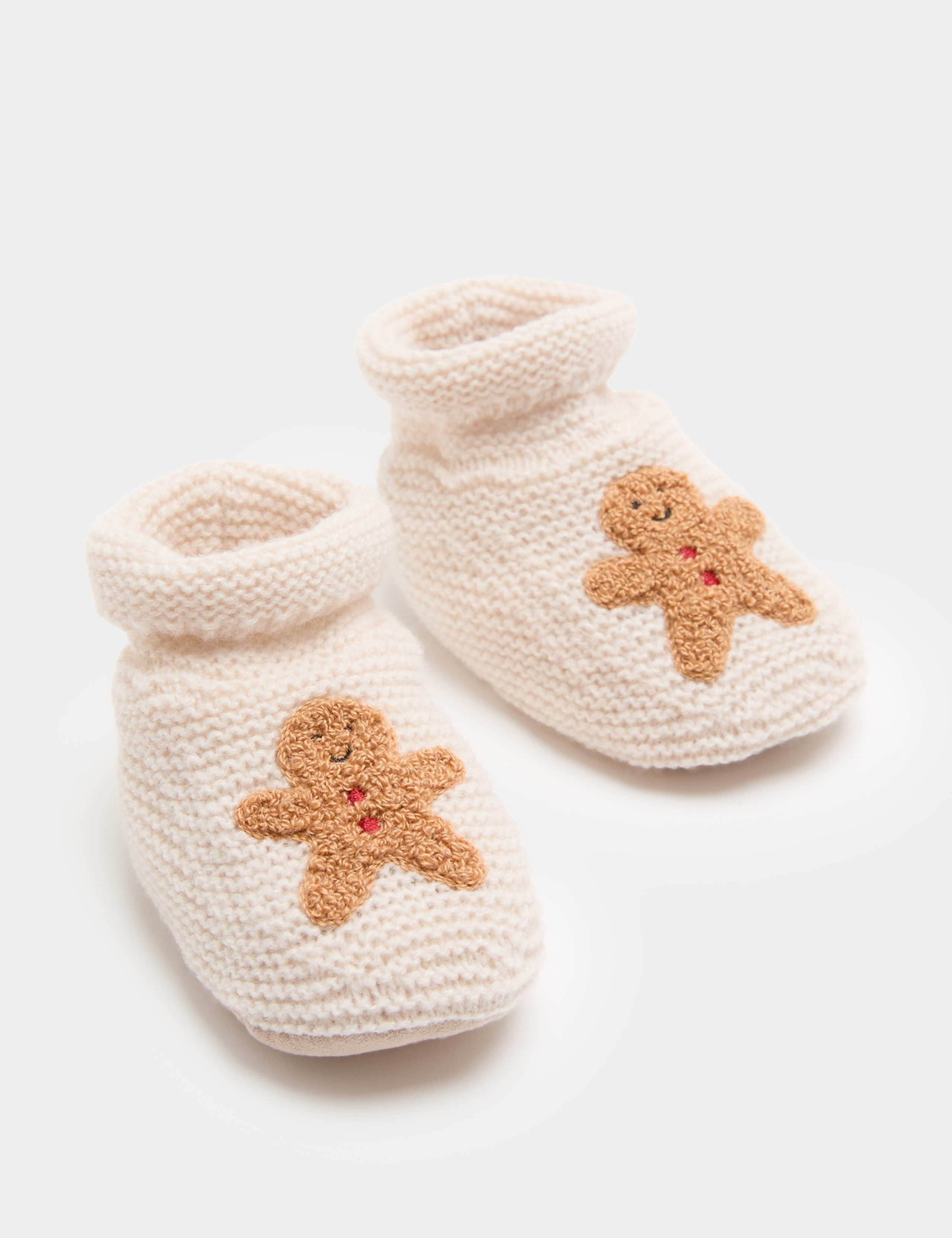 Baby Gingerbread Booties