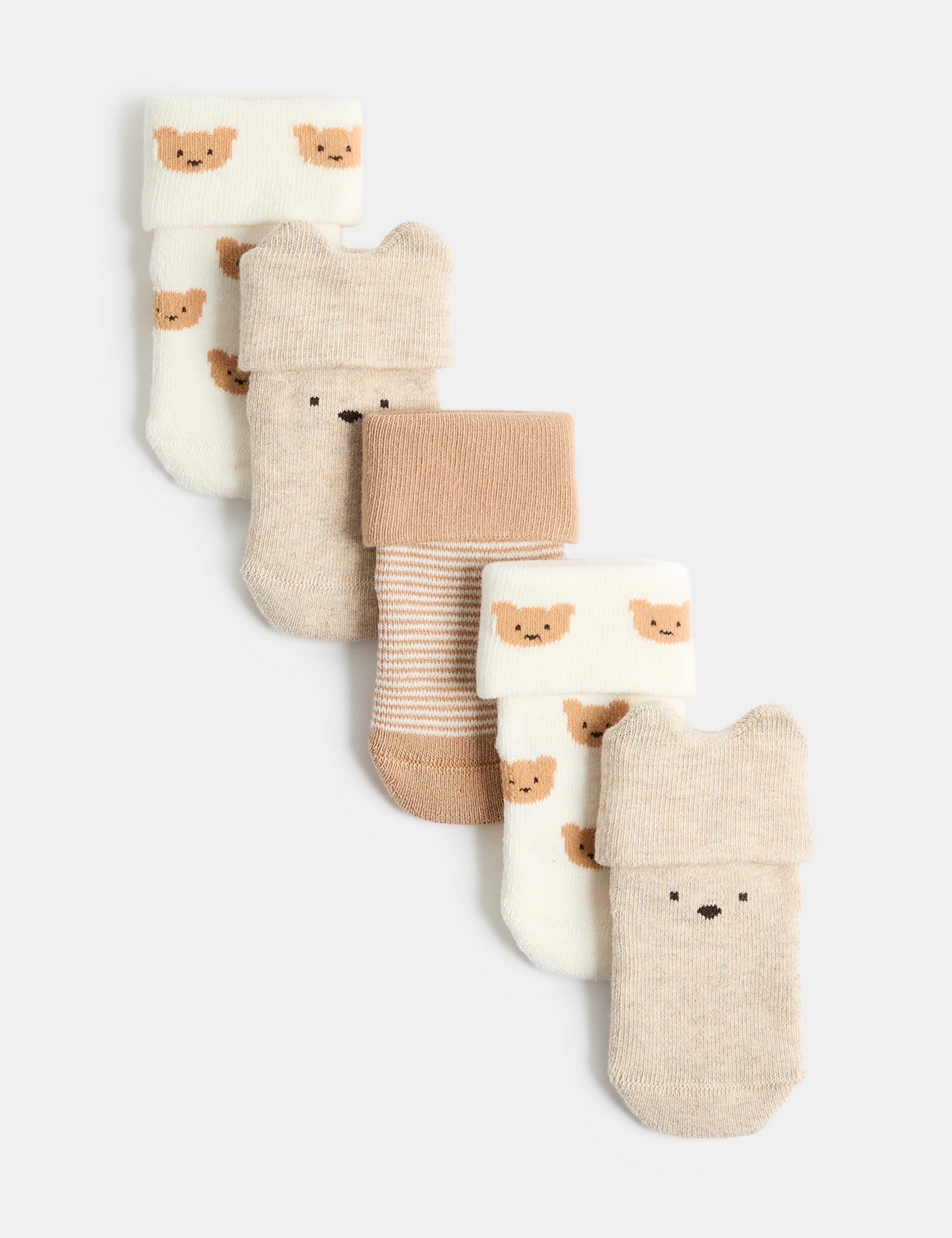 5 Pack Cotton Rich Spencer Bear™ Socks