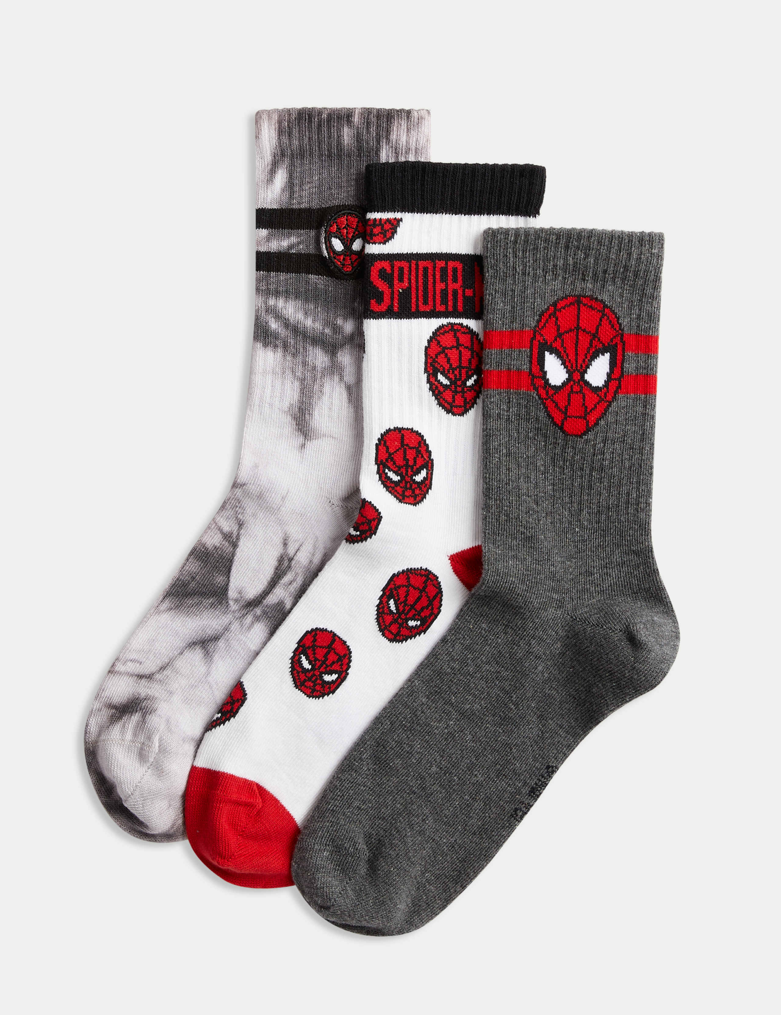 3pk Spider-Man™ Socks (6 Small - 7 Large)