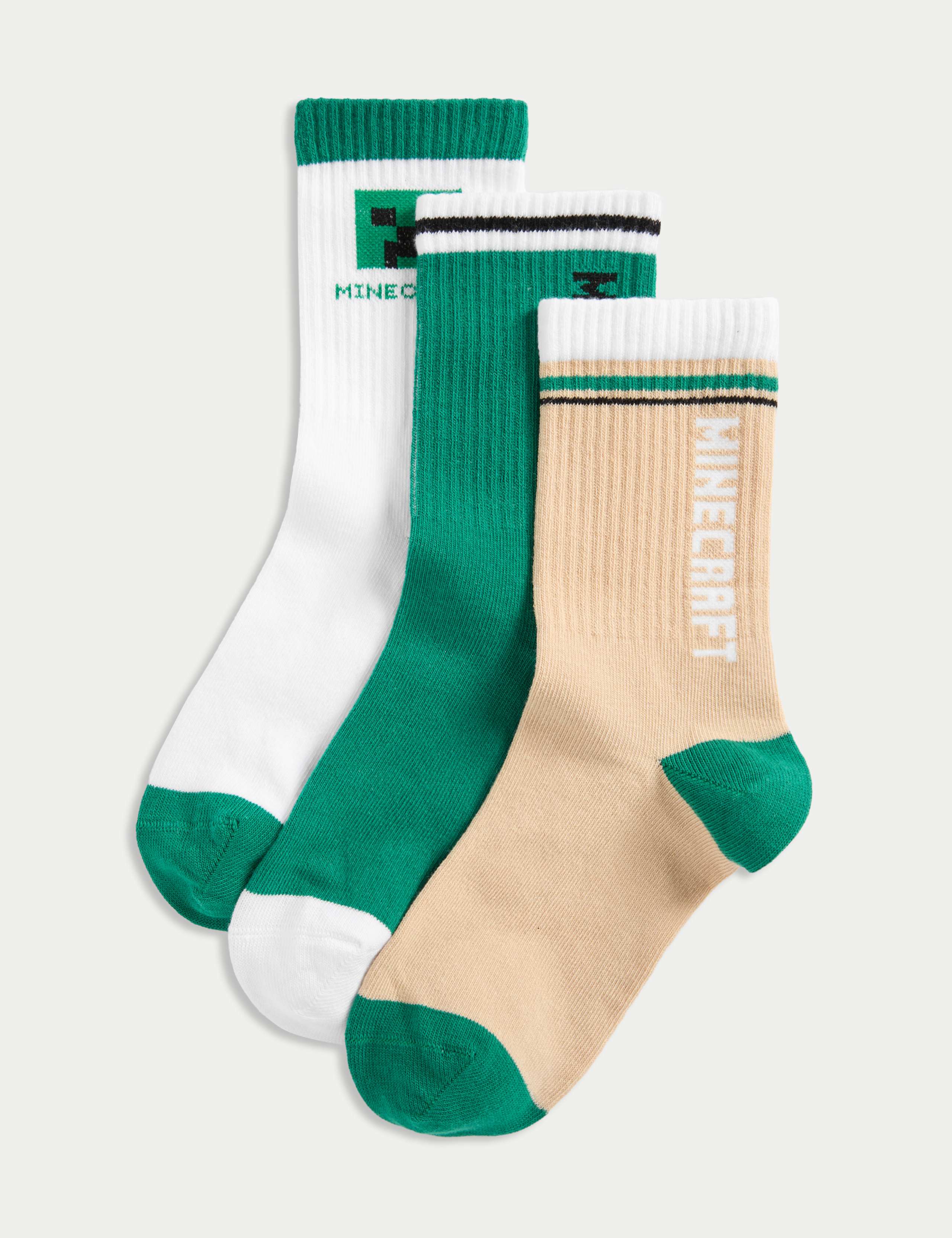 3pk Minecraft™ Socks