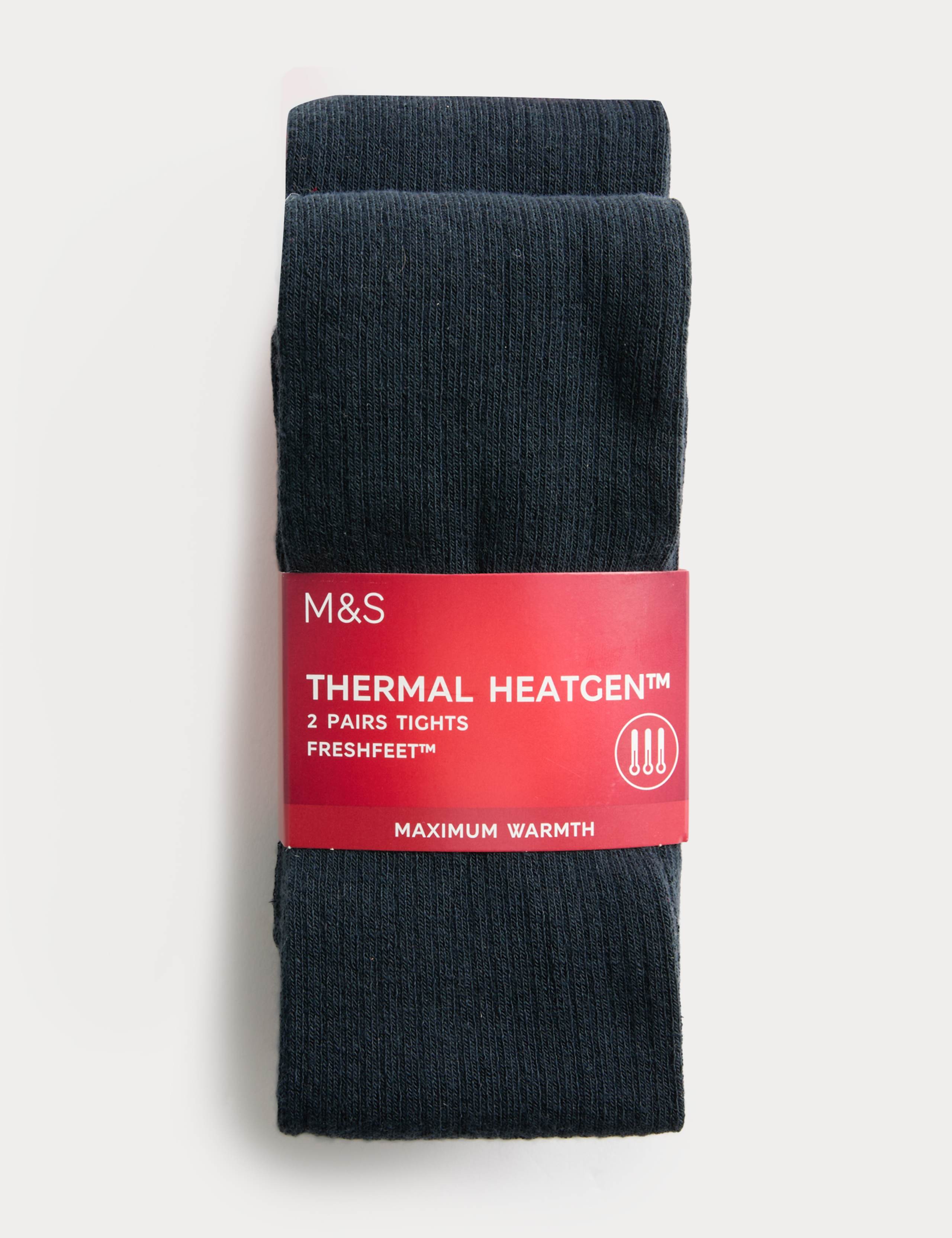 2 Pack Thermal Tights (4-16 Yrs)