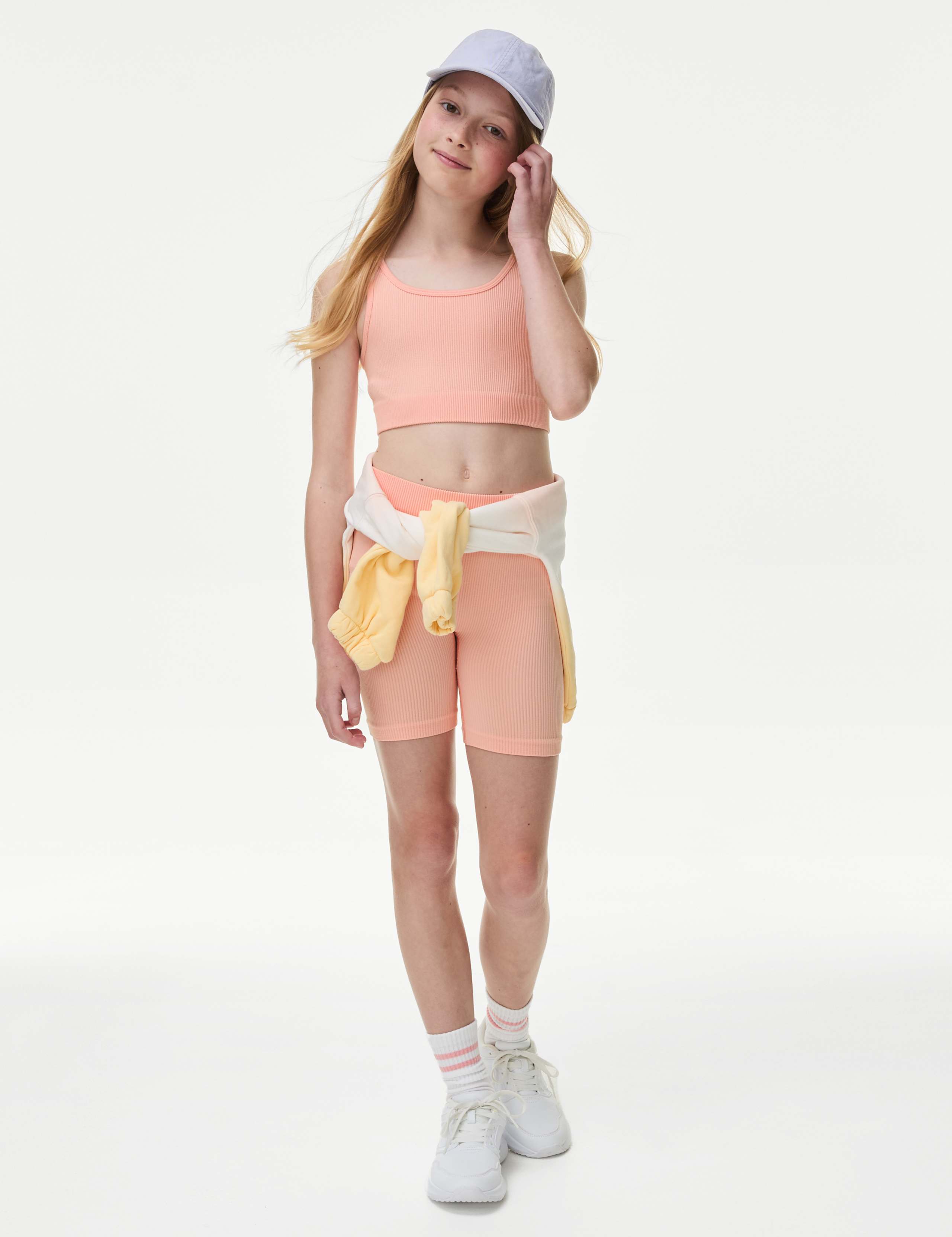 Seamless 2pc Rib Crop Set (6-16 Yrs)