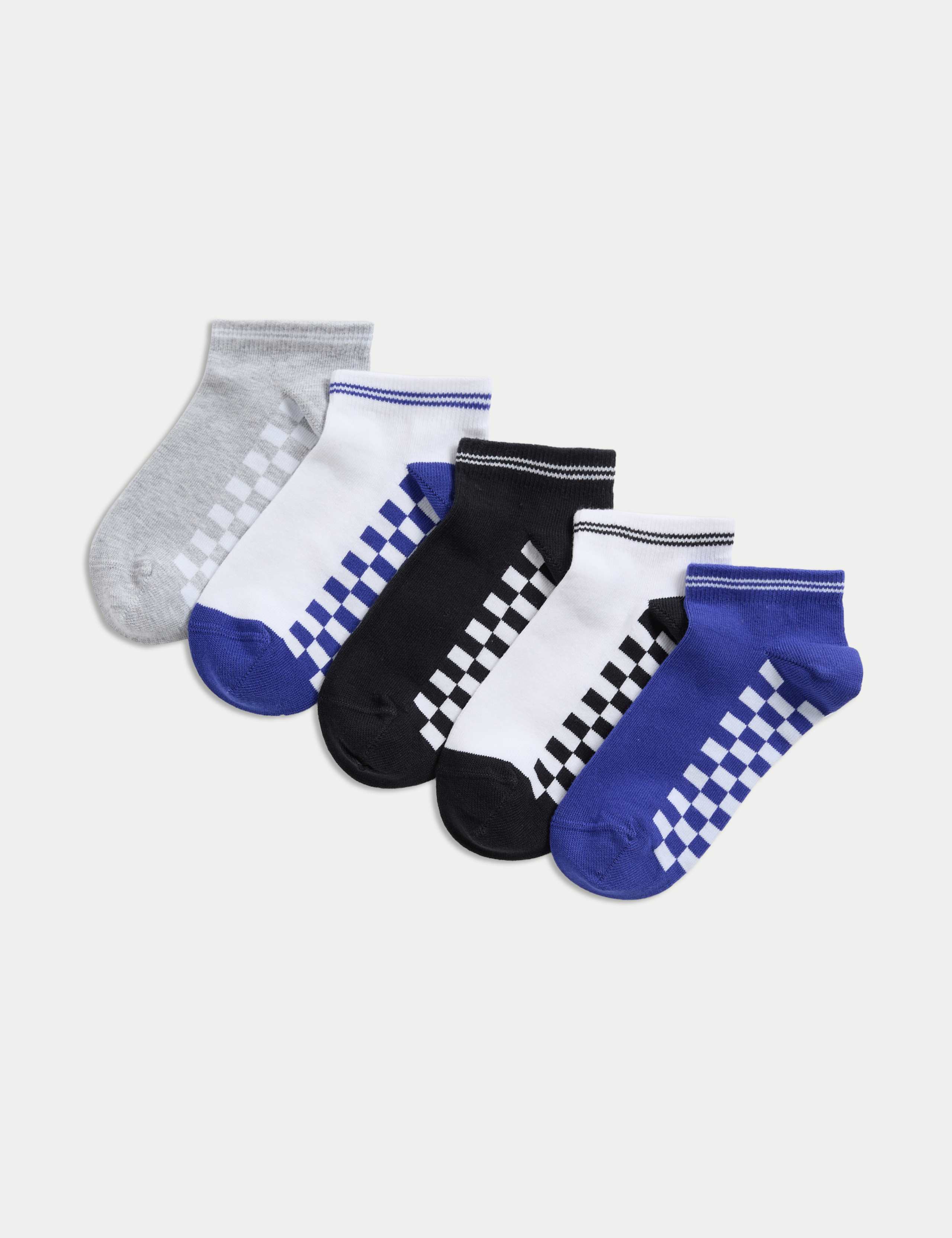 5pk Cotton Rich Check Trainer Liners™ (6 Small - 7 Large)