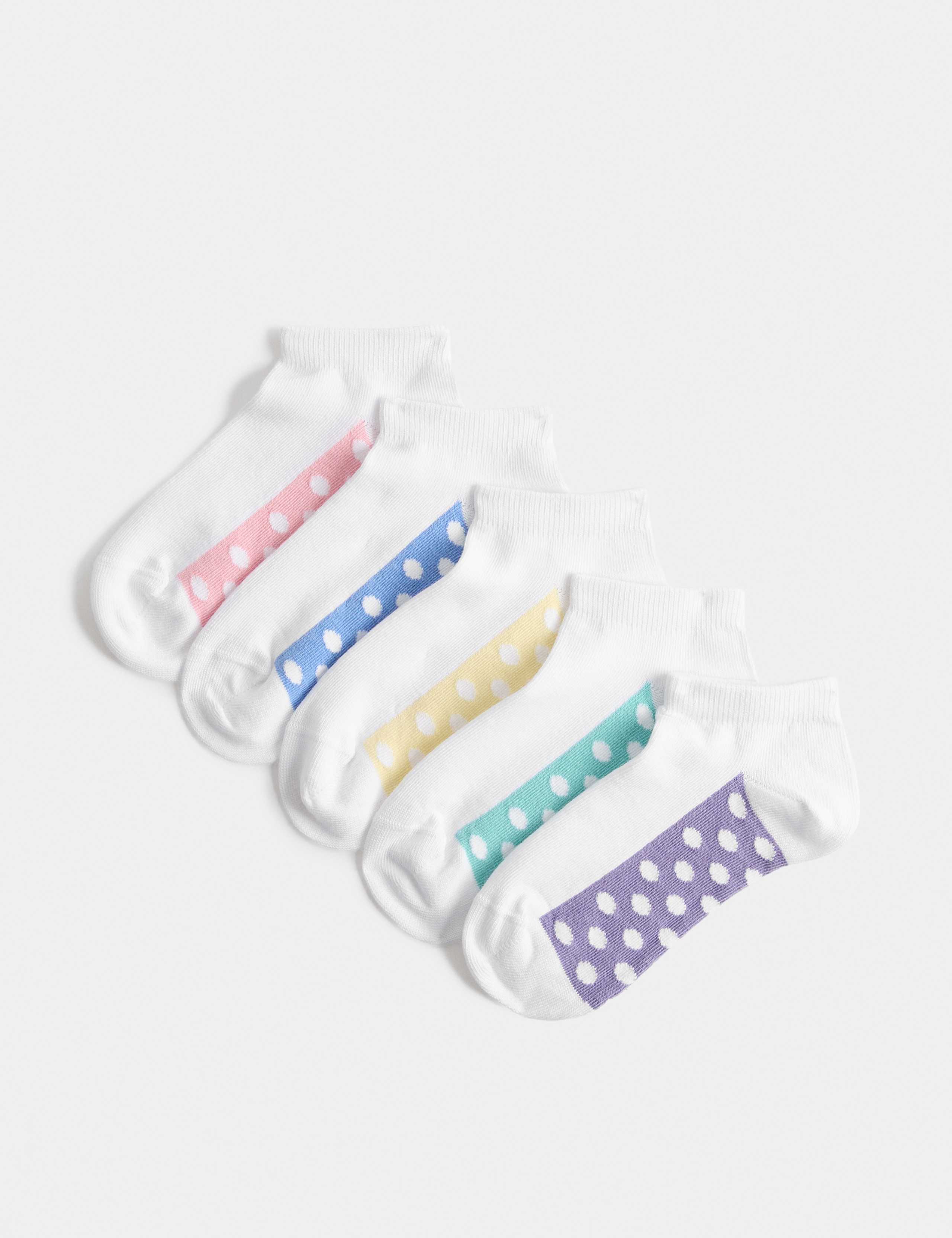 5 Pack Spot Footbed Trainer Liners