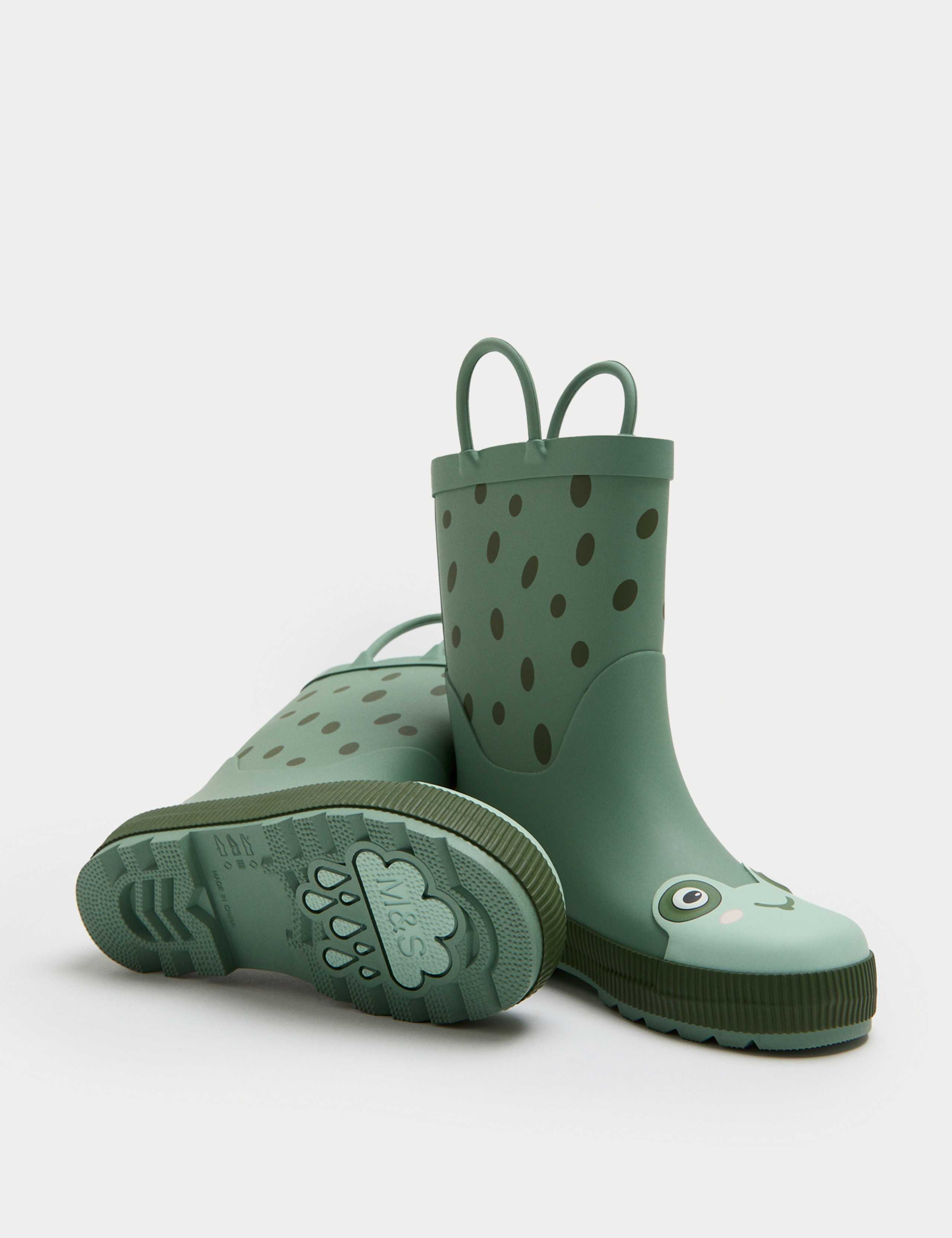 Frog Wellies (4 Small - 2 Large)