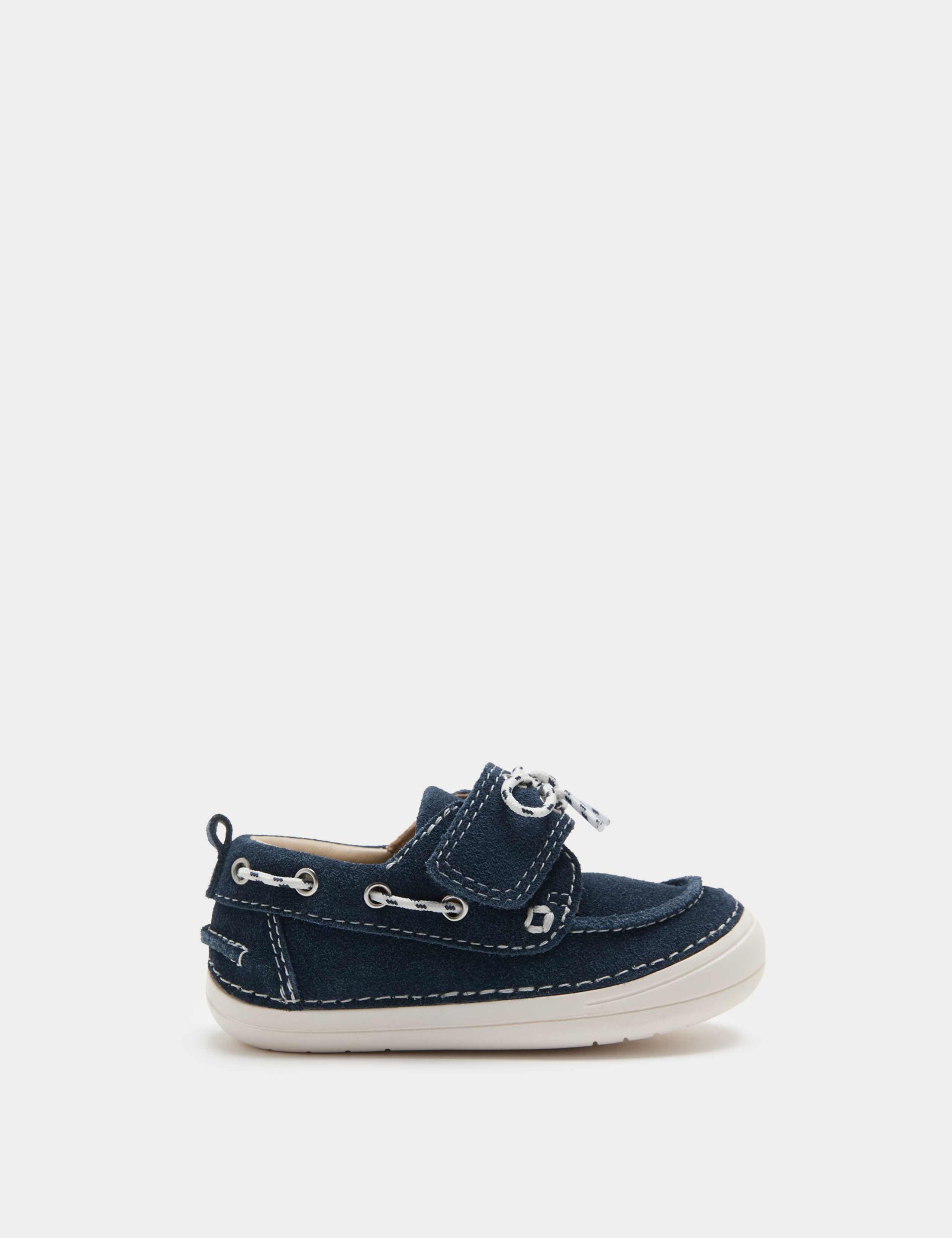 First Walker Suede Boat Shoes (2 Small-5 Small)
