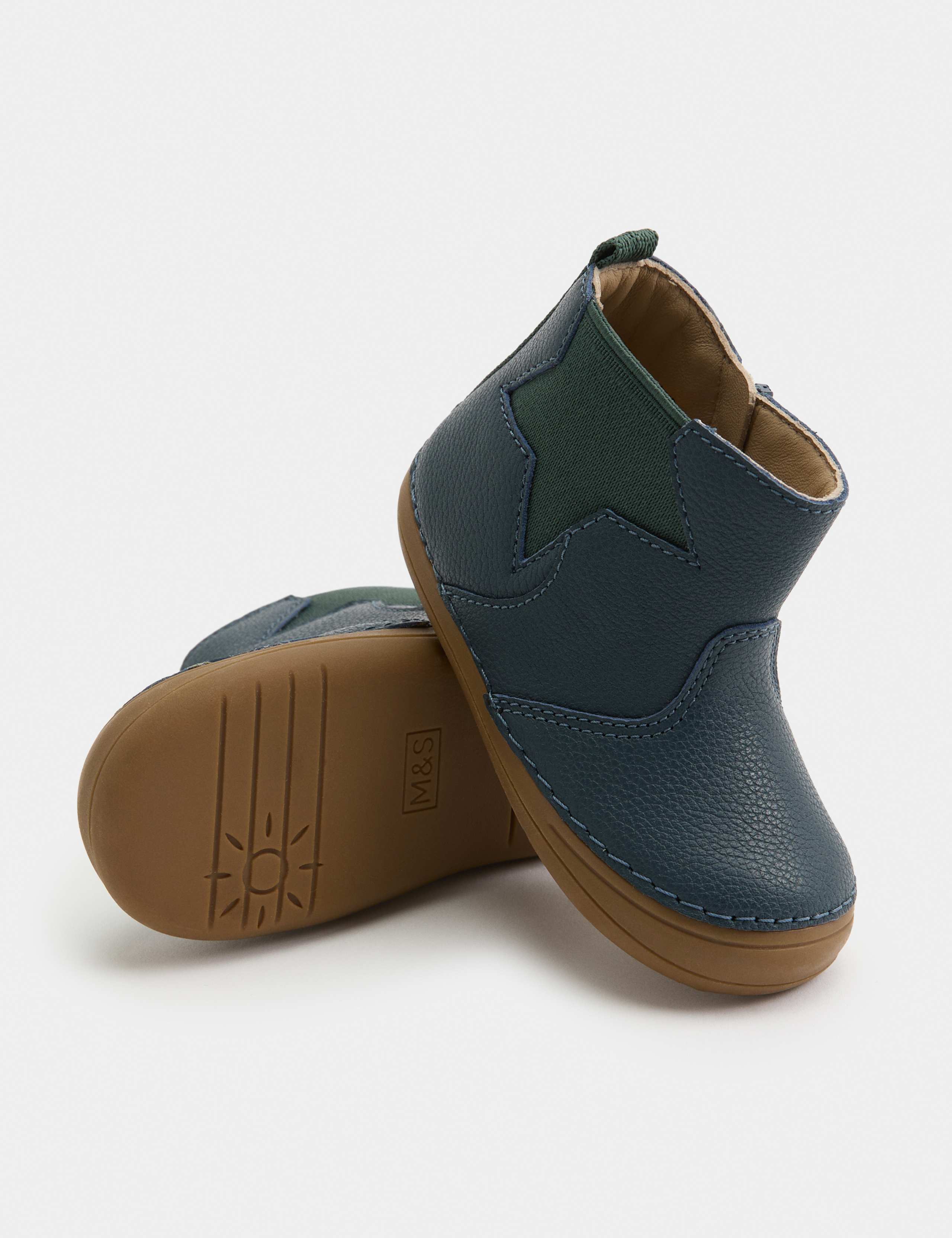 Kids’ Barefoot Leather Chelsea Boots (2 Small - 5 Small)