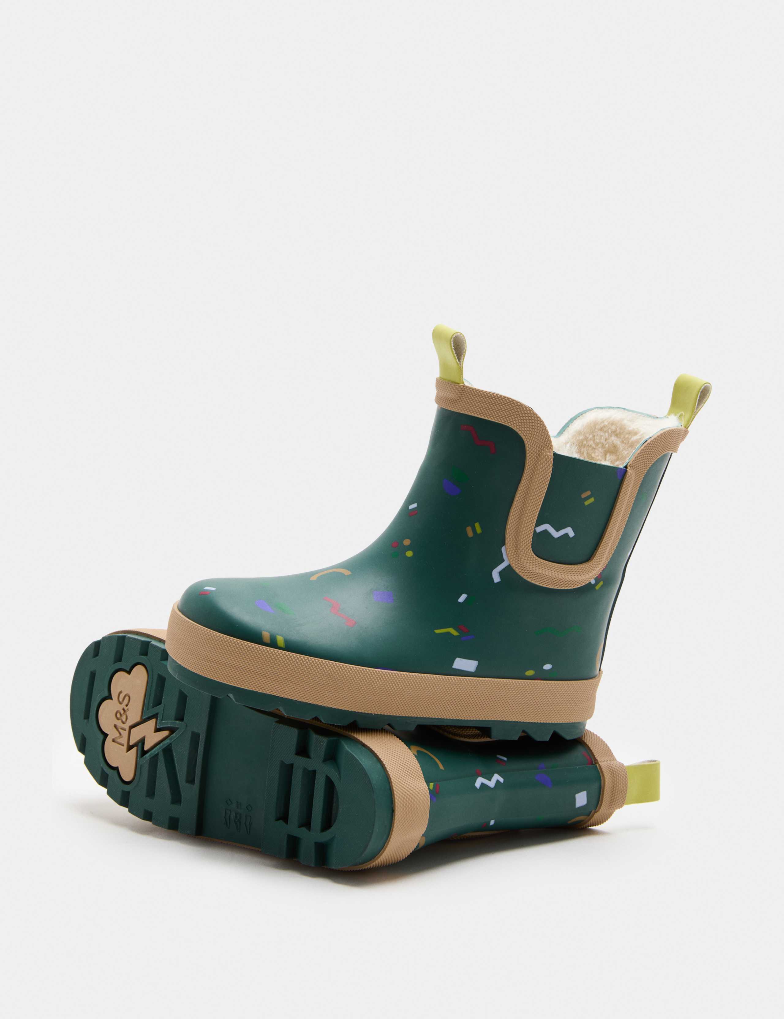Kids' Geo Print Chelsea Wellies (3 Small-12 Small)