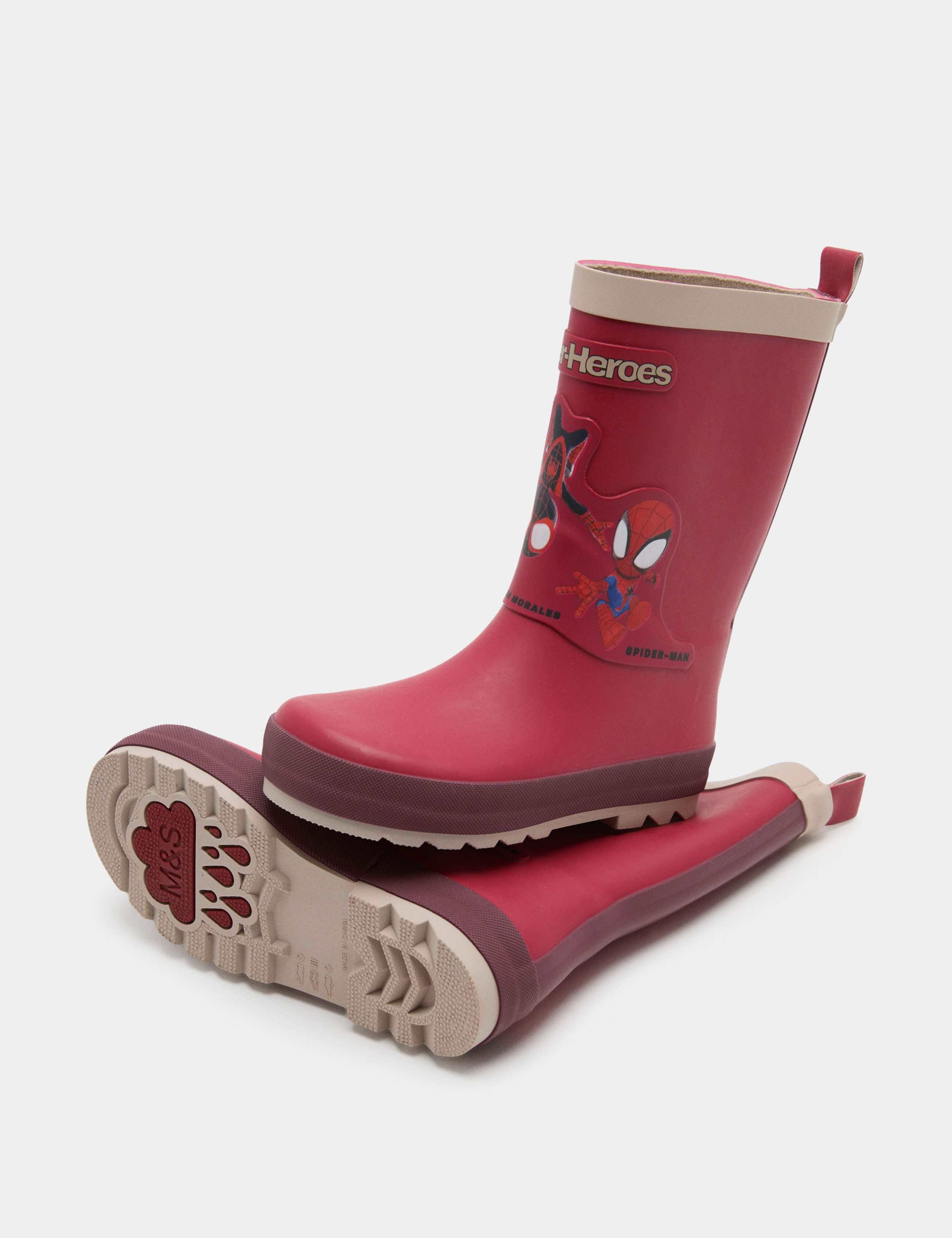 Kids' Spider-Man™ Wellies (4 Small - 2 Large)