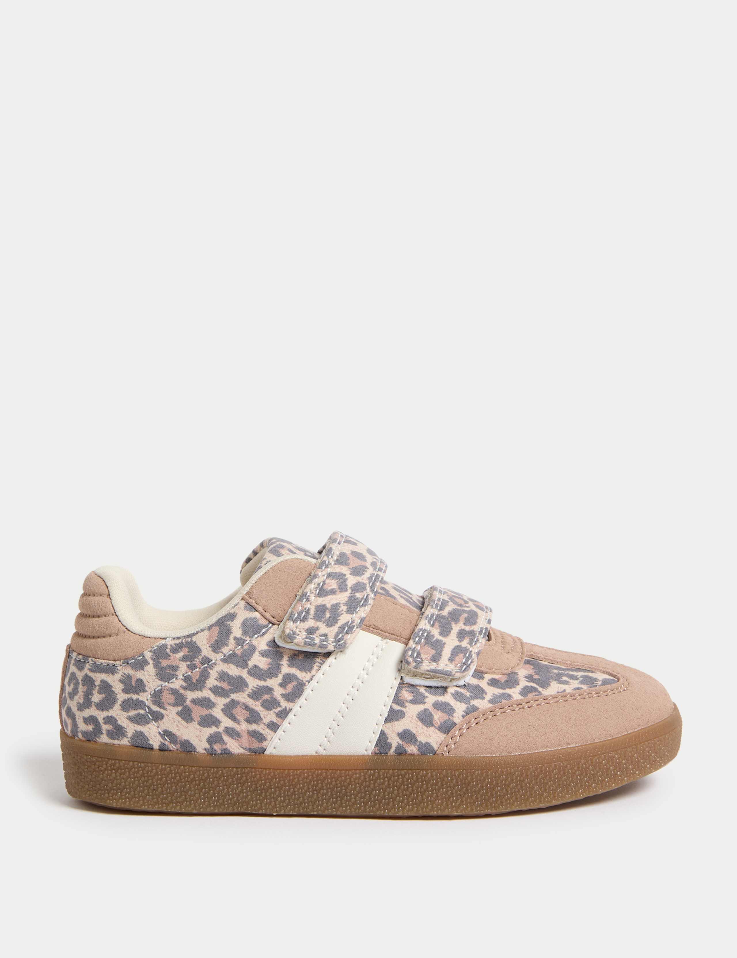 Kids' Animal Print Riptape Trainers (4 Small - 2 Large)