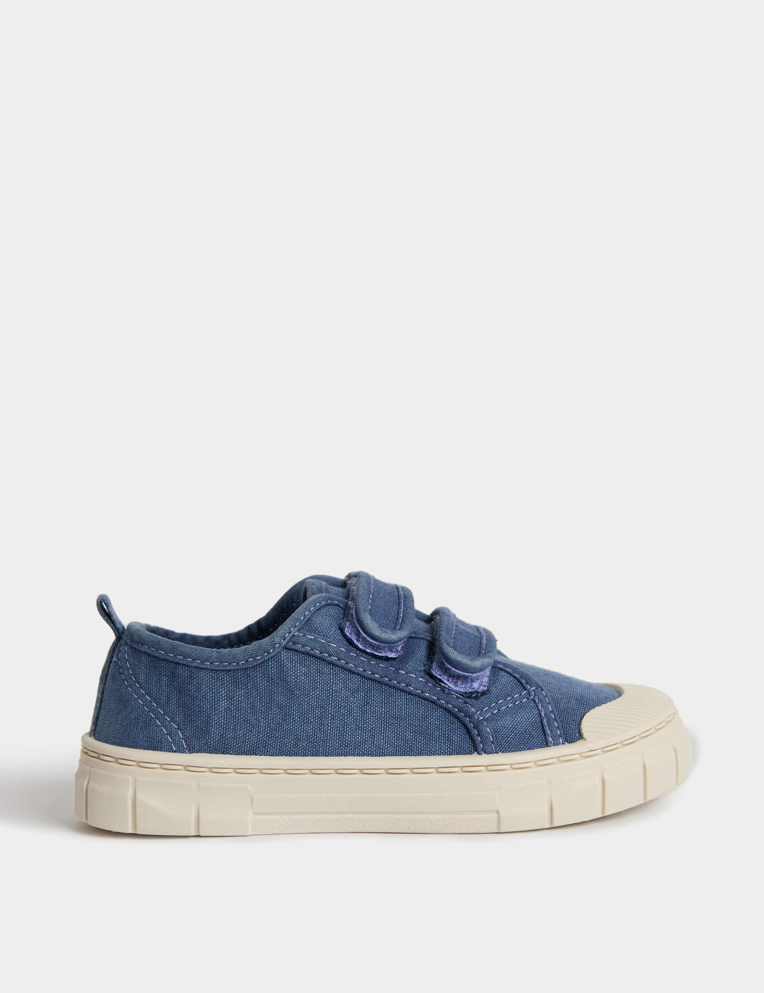 Kids' Canvas RiptapeTrainers (4 Small - 2 Large)