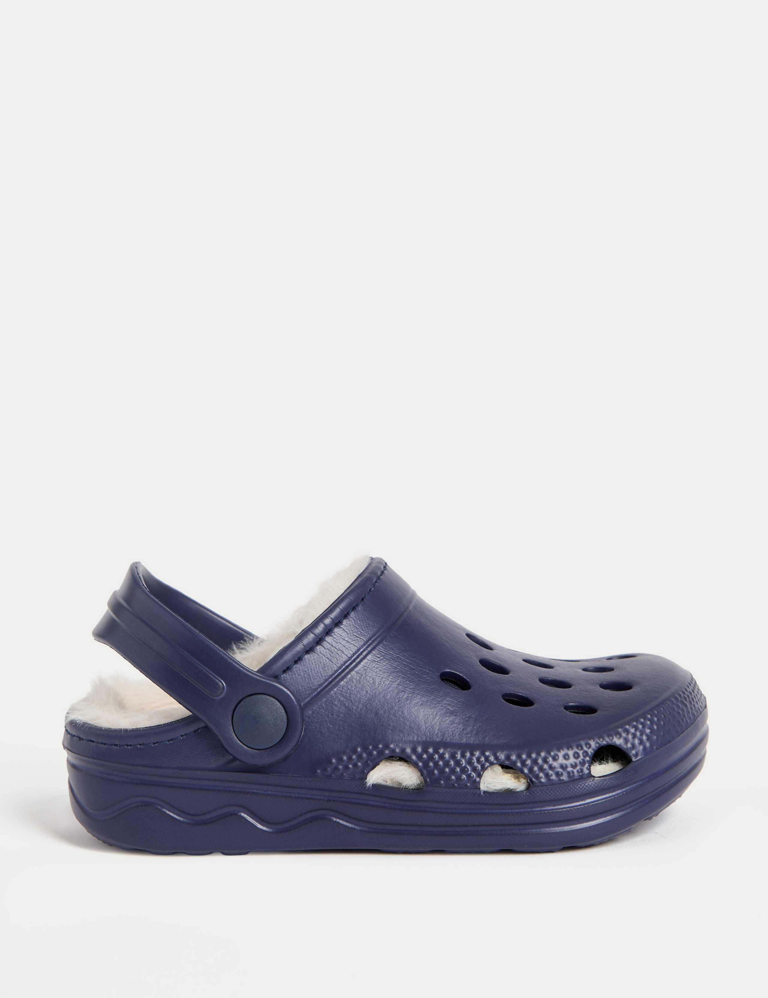 Kids' Faux Fur Lined Clogs (4 Small - 7 Large)