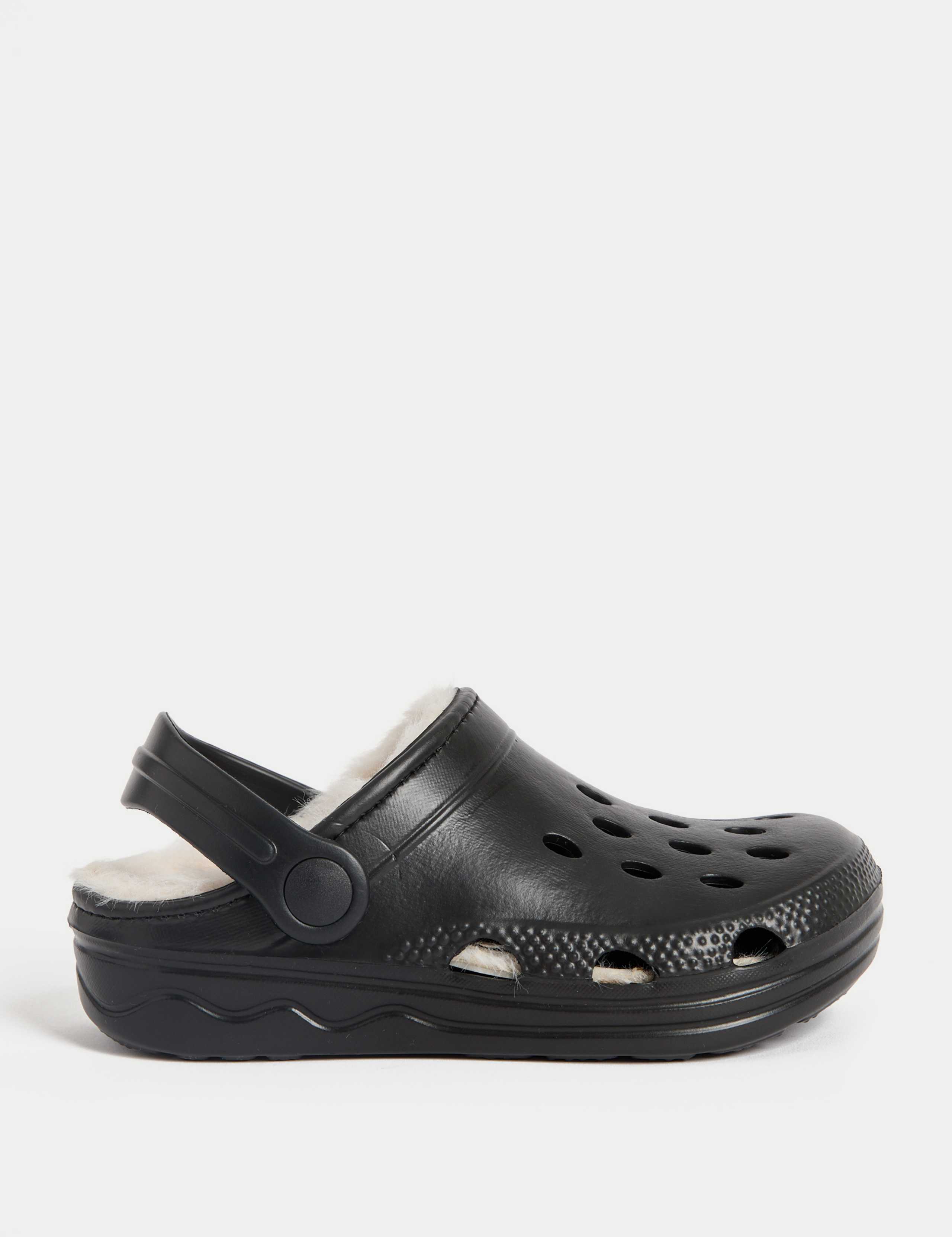 Kids' Faux Fur Lined Clogs (4 Small - 7 Large)