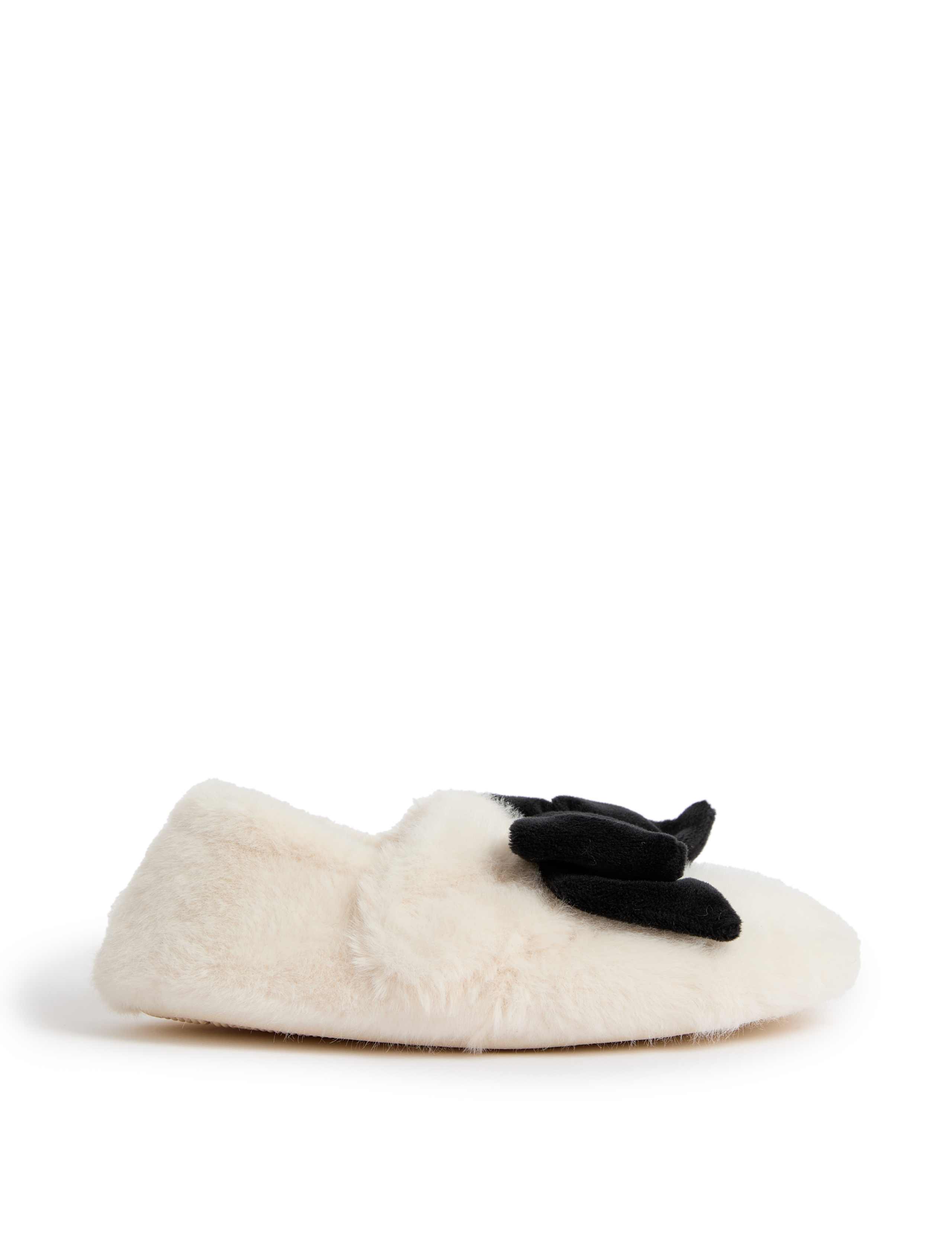 Kids' Bow Riptape Slippers (4 Small - 13 Small)