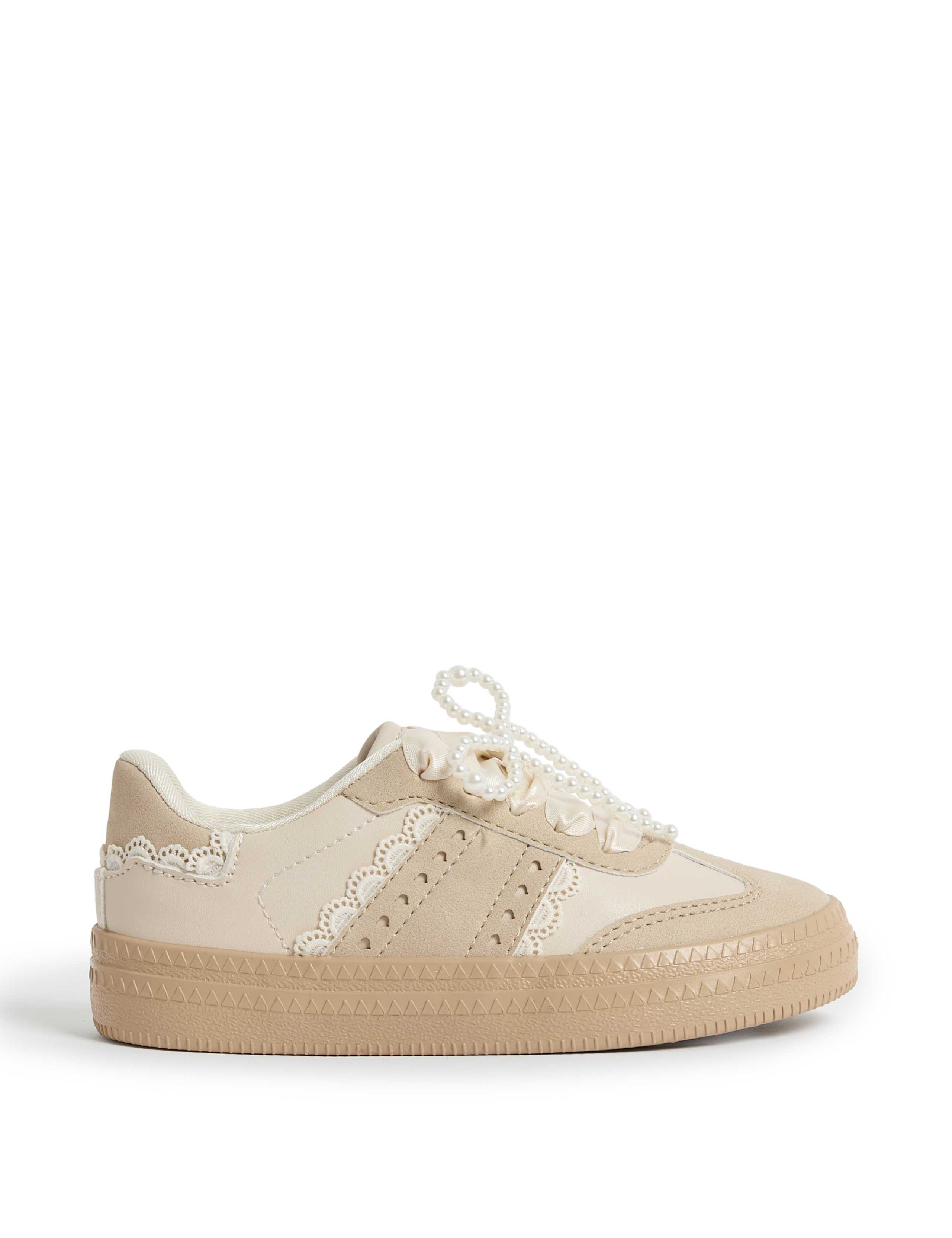Kids' Lace Detail Trainers (9 Small - 7 Large)