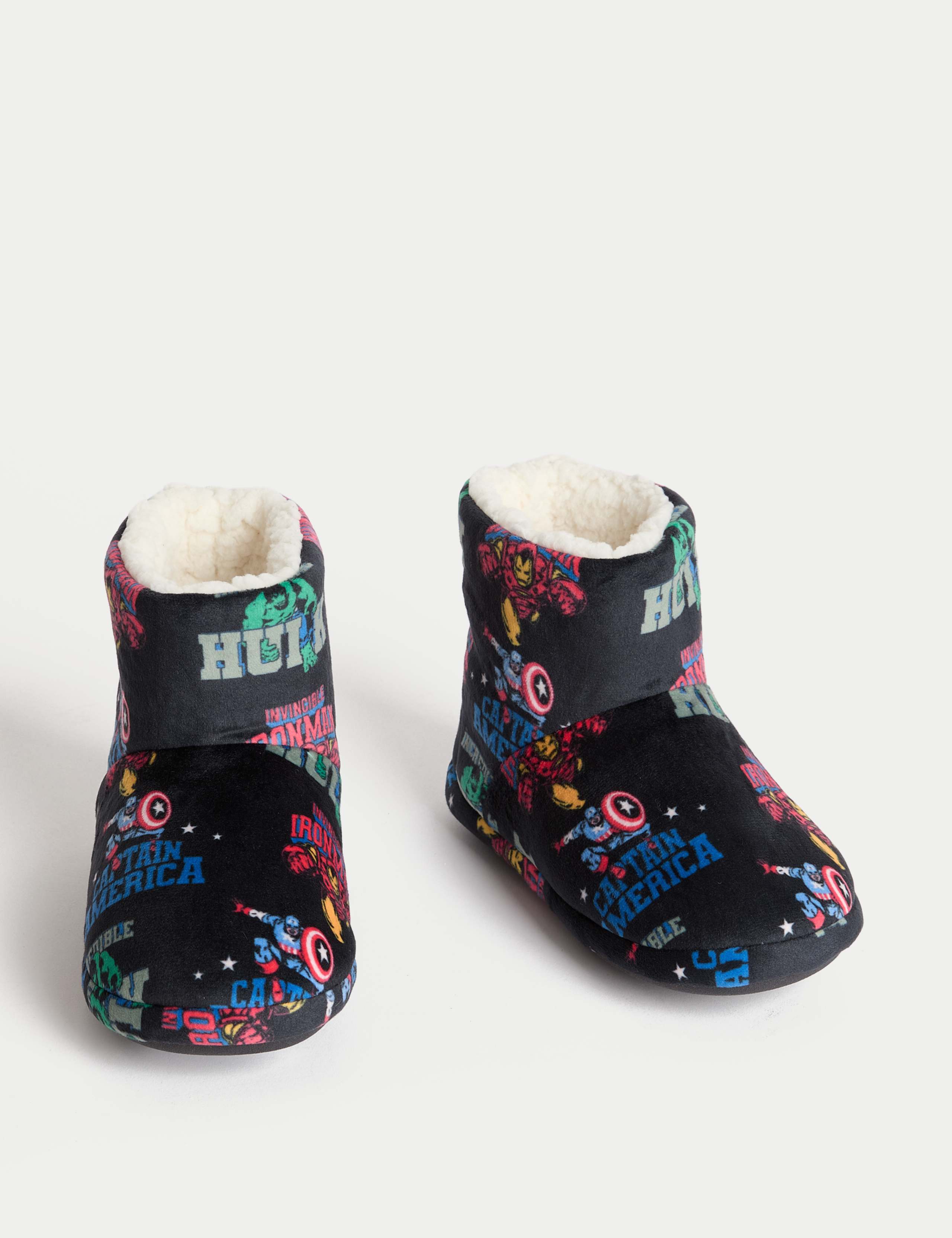 Kids' Marvel Slipper Boots (4 Small - 2 Large)