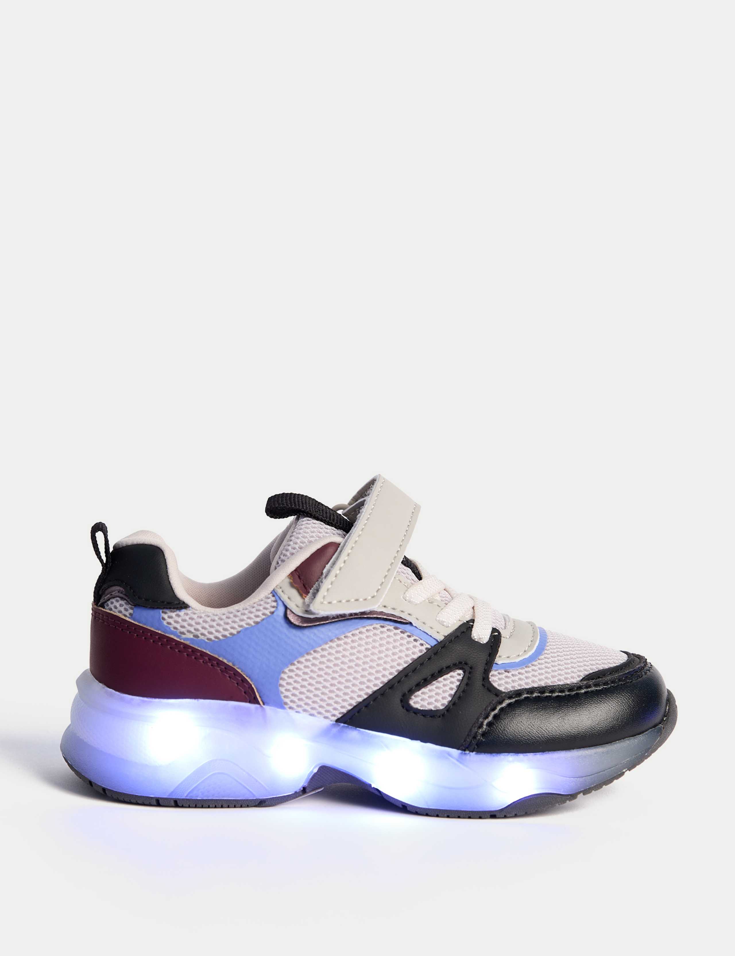 Kids' Light Up Riptape Trainers (4 Small - 2 Large)