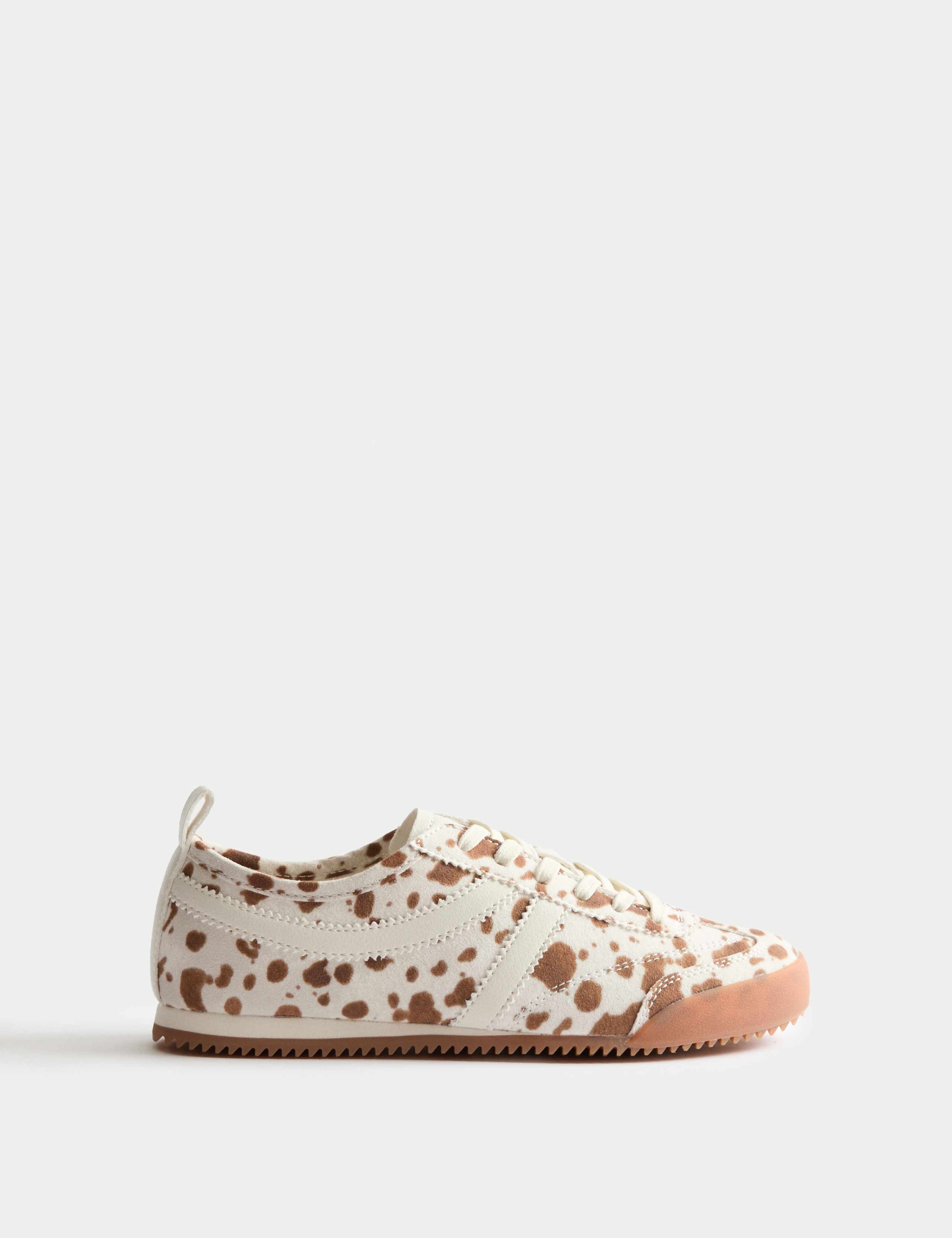 OG/B Cow Print Thin Sole Trainer