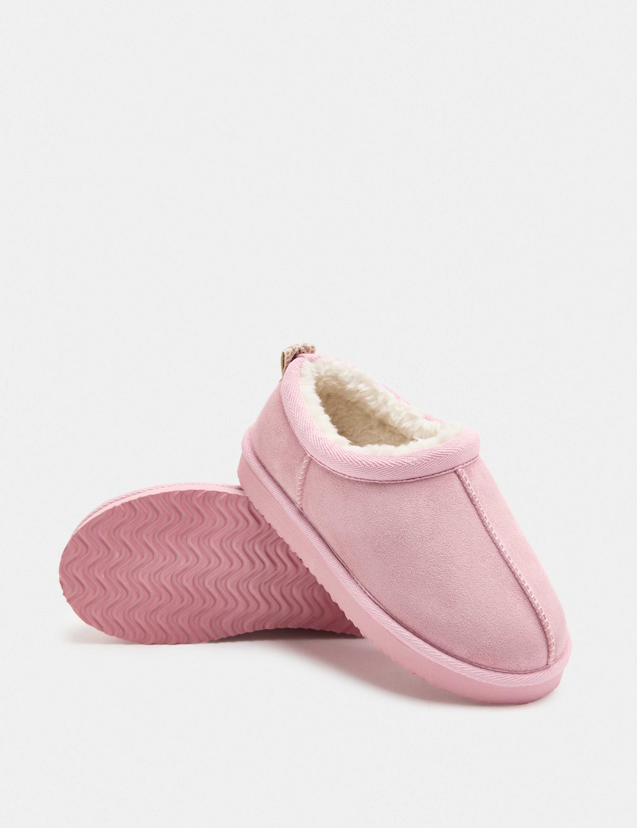 Kids' Faux Fur Lined Slippers (9 Small - 7 Large)