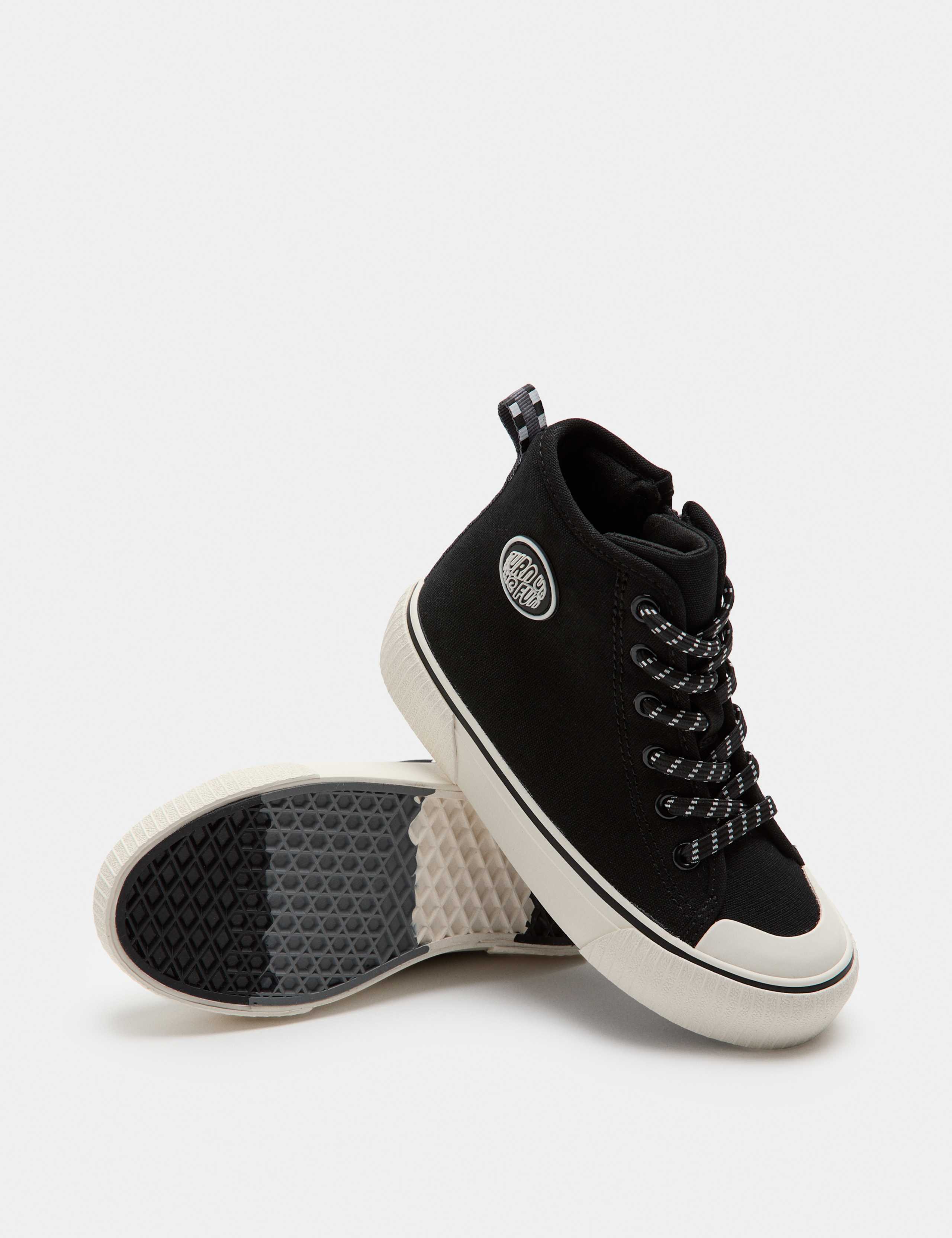Kids' Checkerboard High Tops (4 Small - 2 Large)