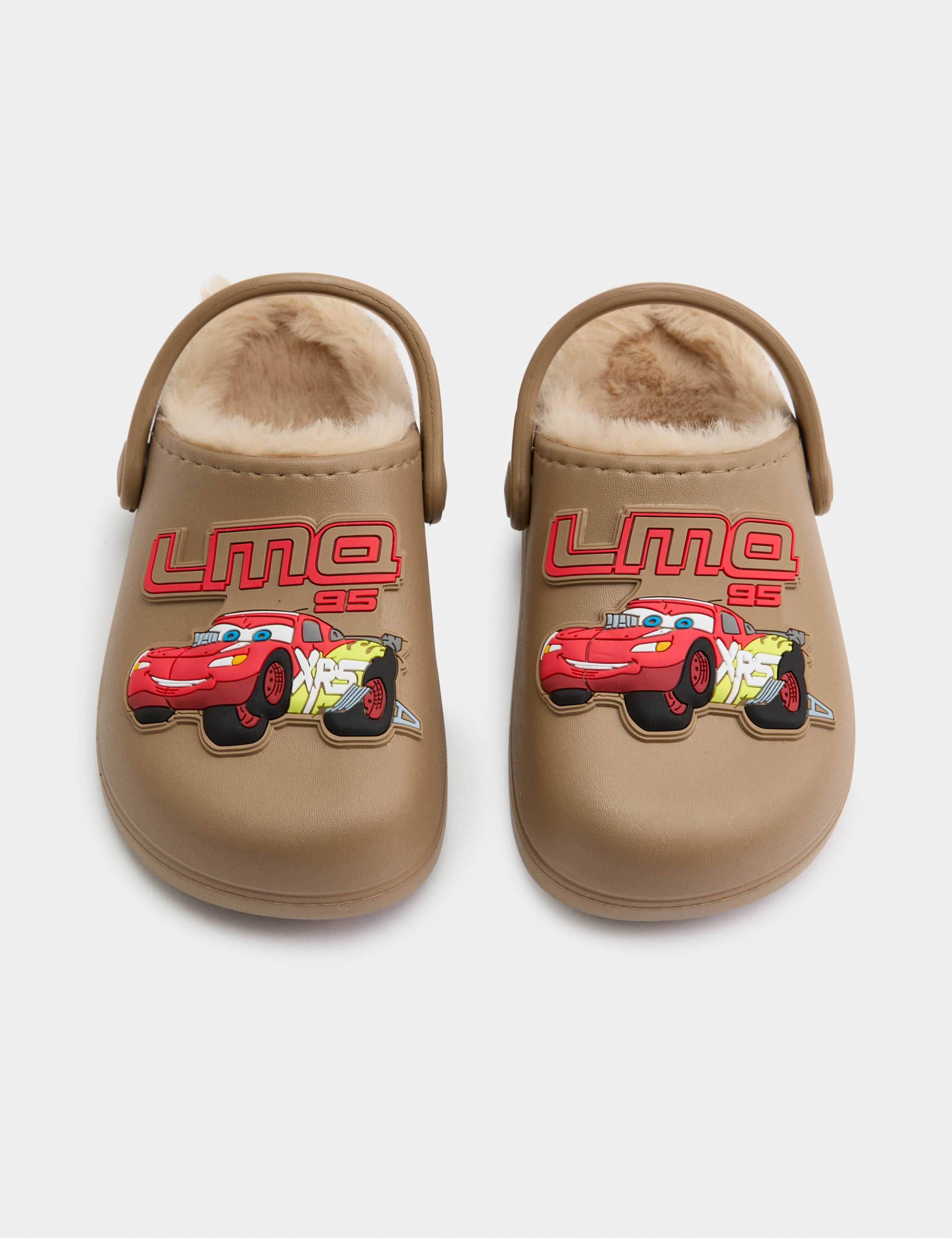 Kids' Cars™ Faux Fur Lined Clogs (4 Small-2 Large)