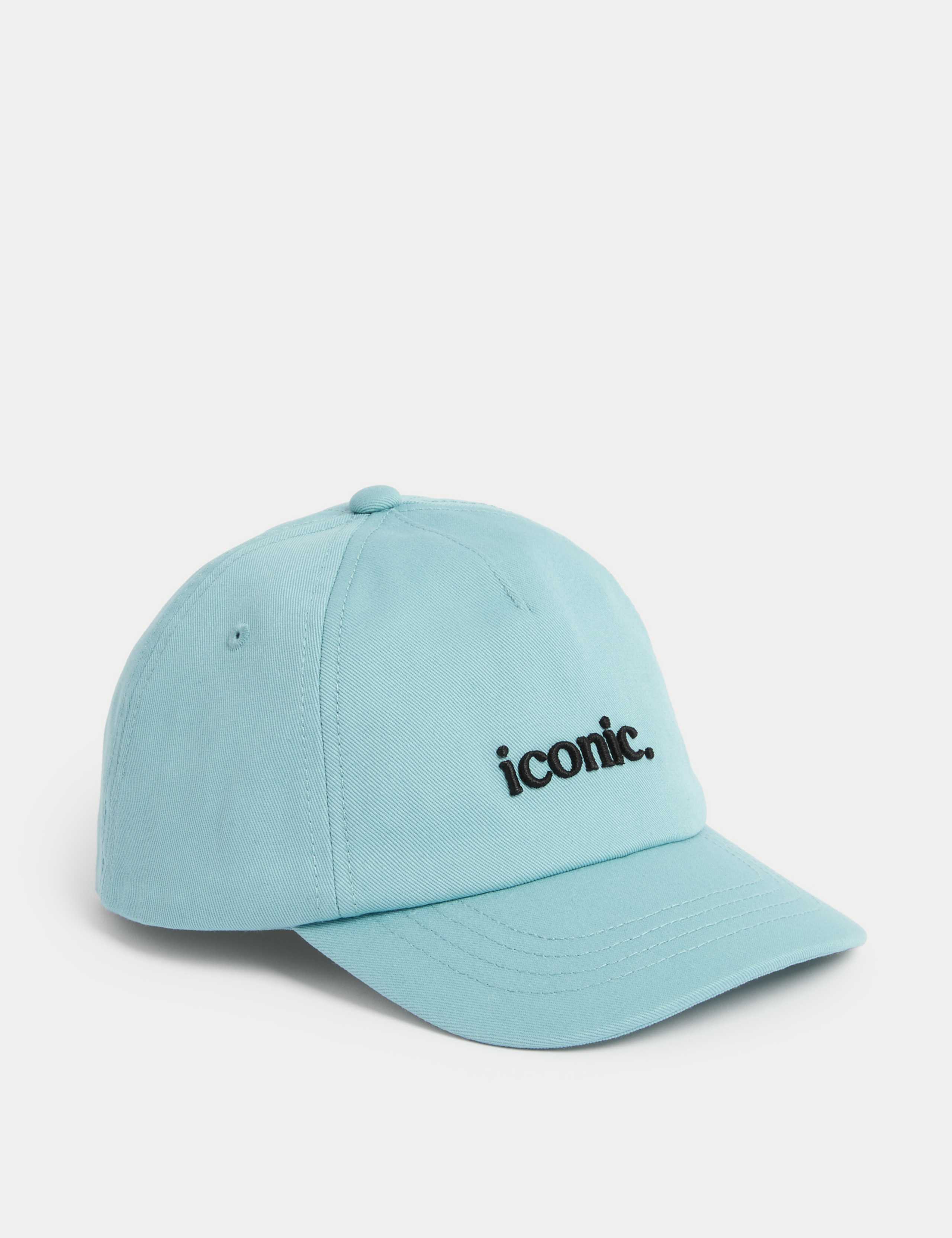 Kids' Pure Cotton Slogan Baseball Cap (3-13 Yrs)