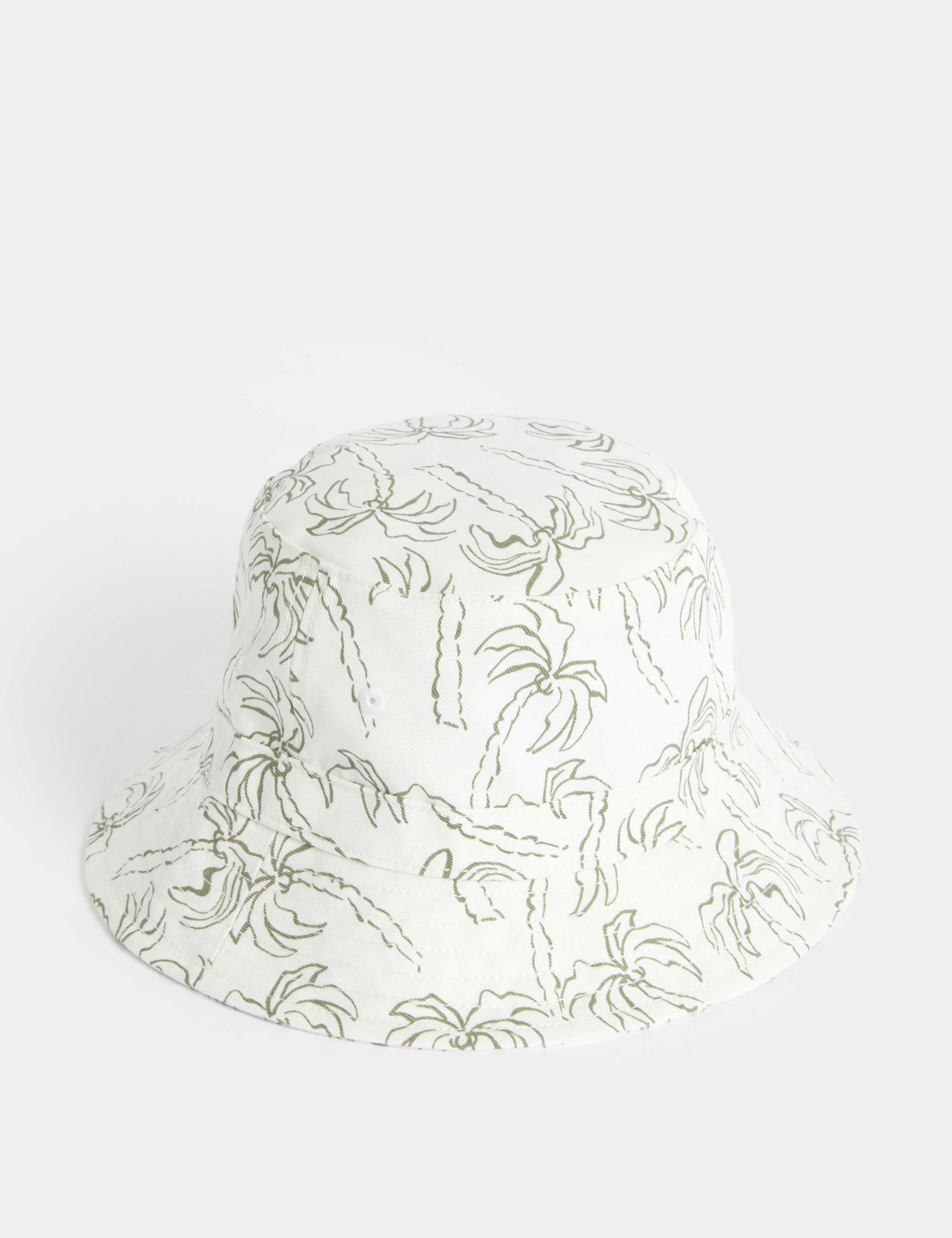 Kids' Pure Cotton Print Bucket Hat (1-13 Yrs)