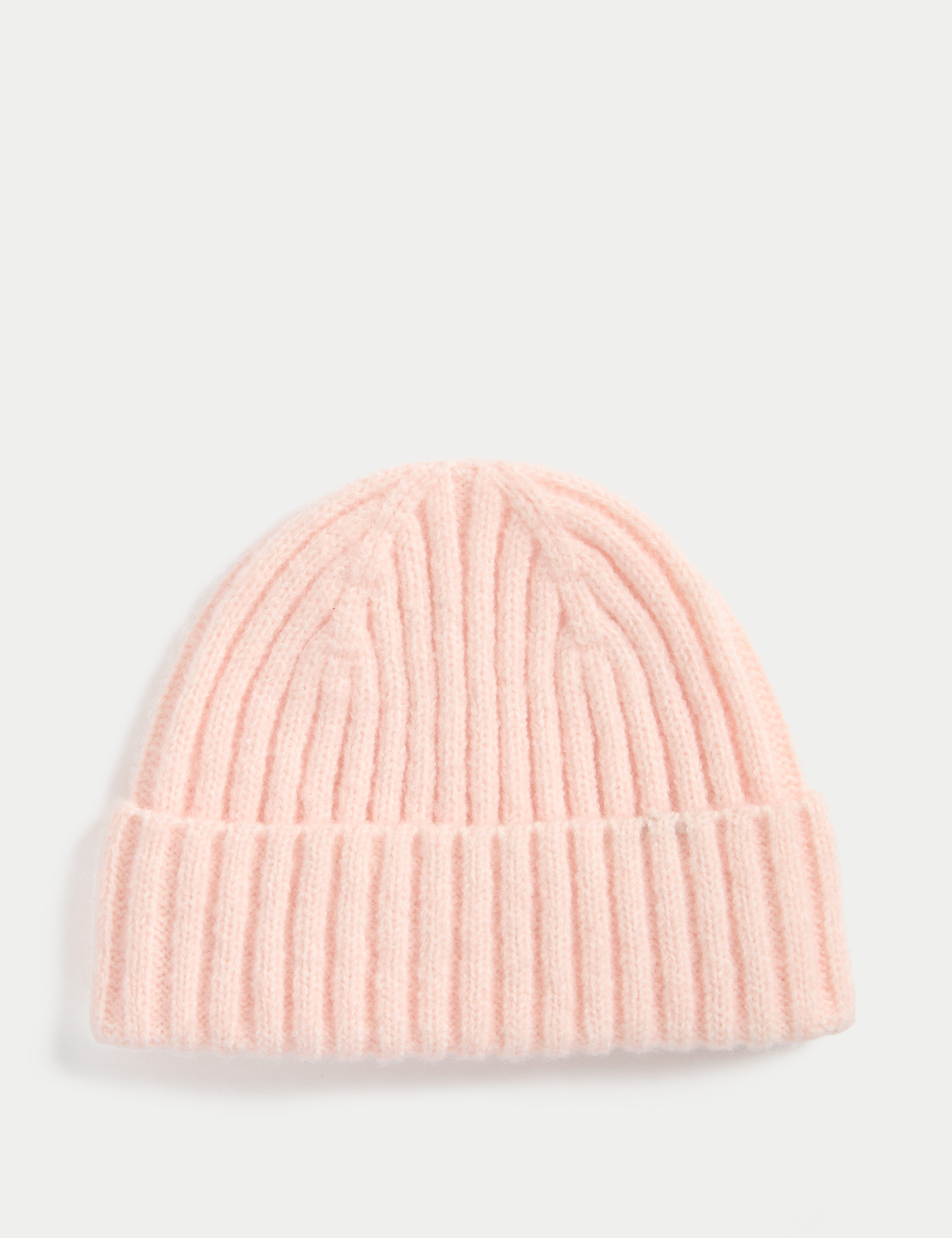 Kids' Knitted Ribbed Beanie Hat