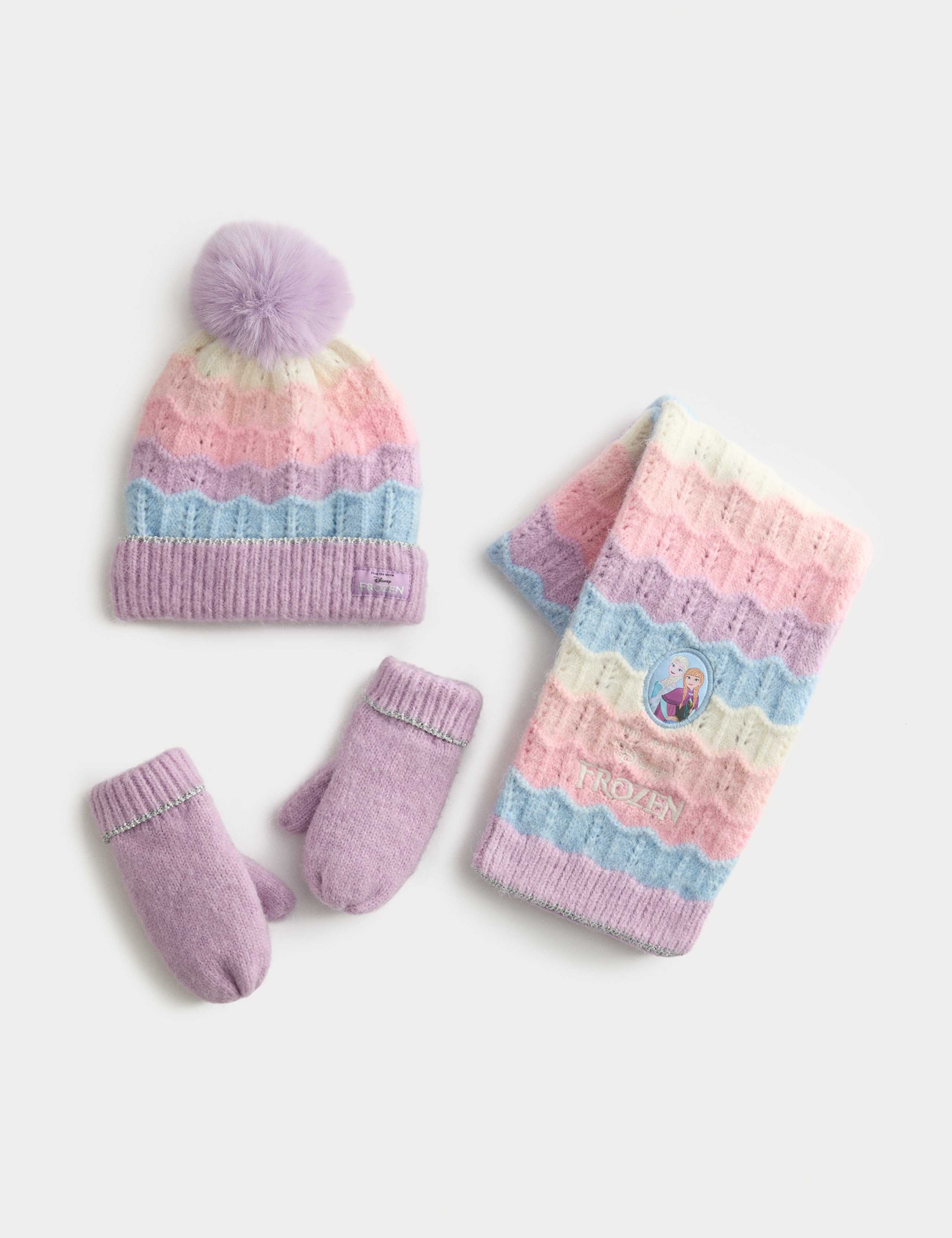 Kids' Frozen™ Hat Scarf and Mittens Set (1-13 Yrs)