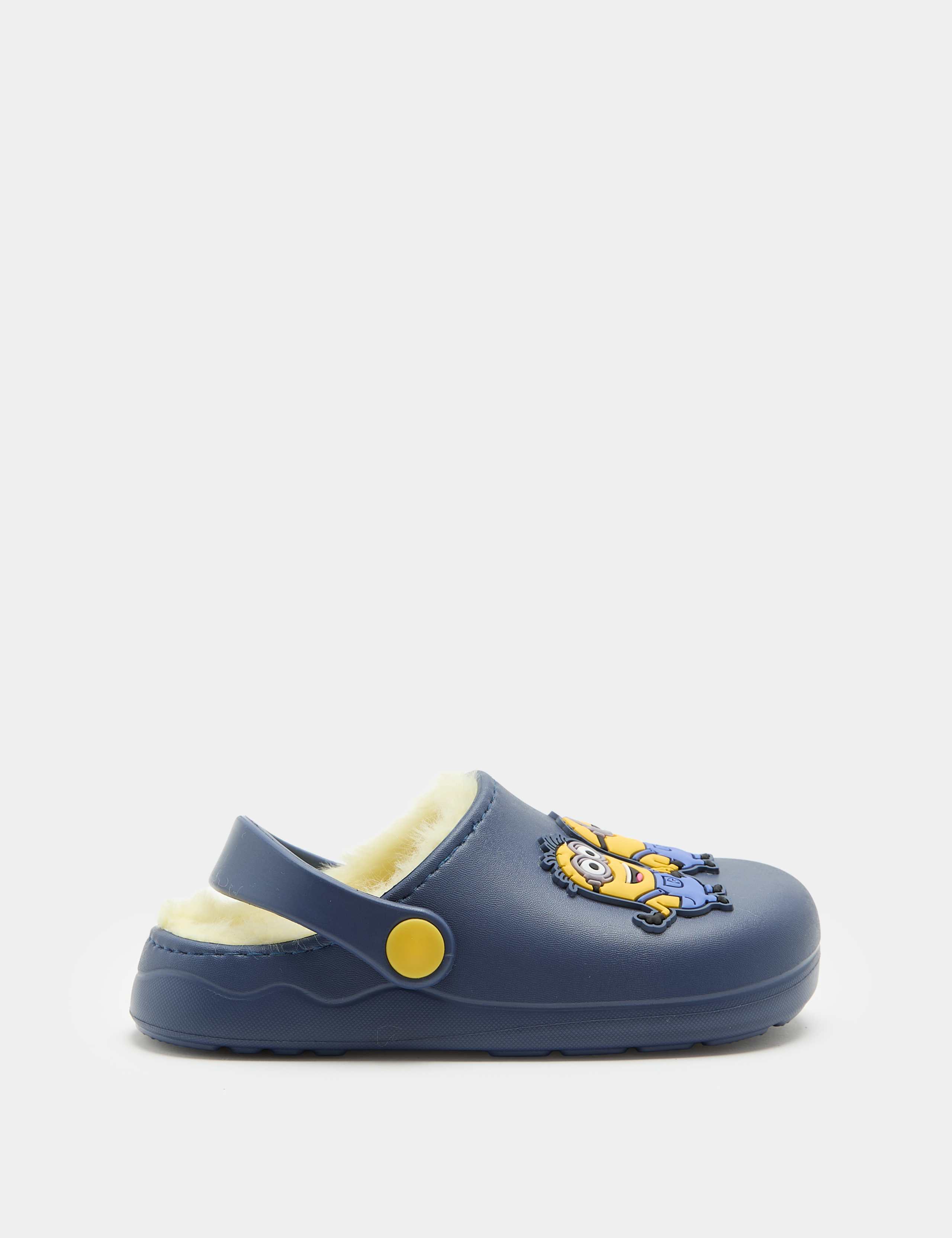 Kids' Despicable Me™ Minion Faux Fur Lined Clogs (4 Small - 2 Large)