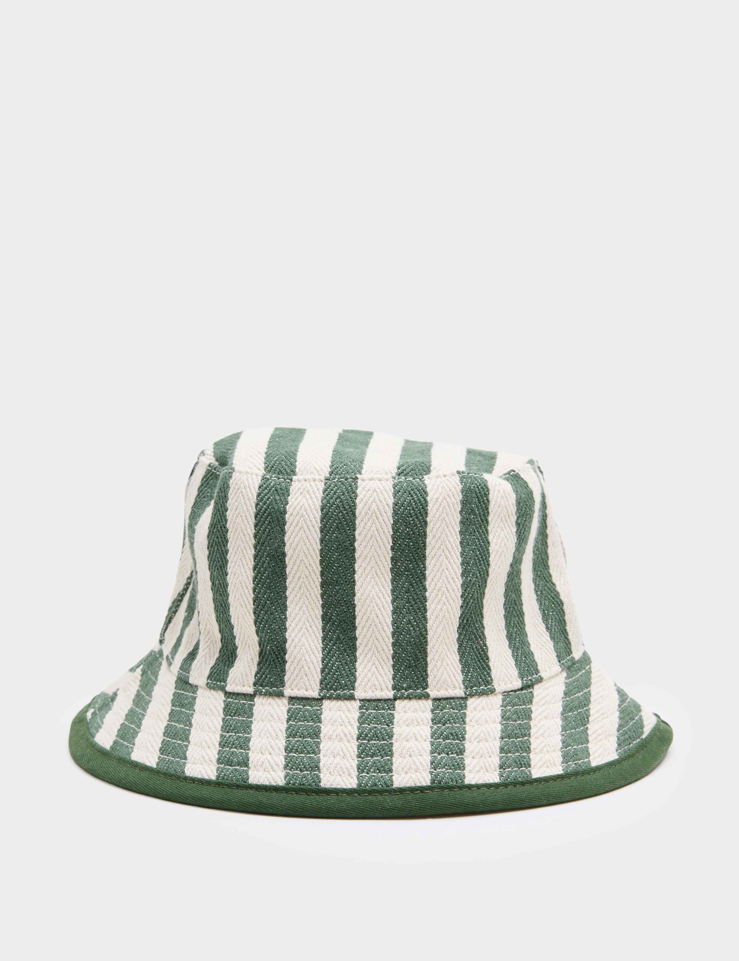 Kids' Twill Striped Bucket Hat (1-13 Years)