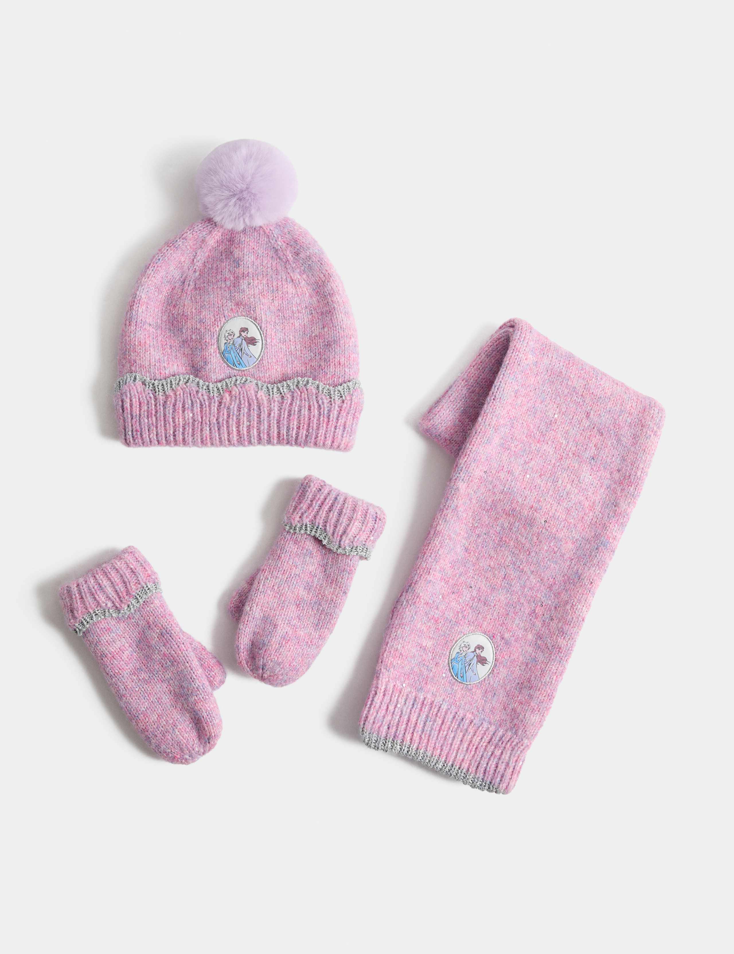 3pk Disney Frozen™ Sparkly Hat Scarf & Glove Set