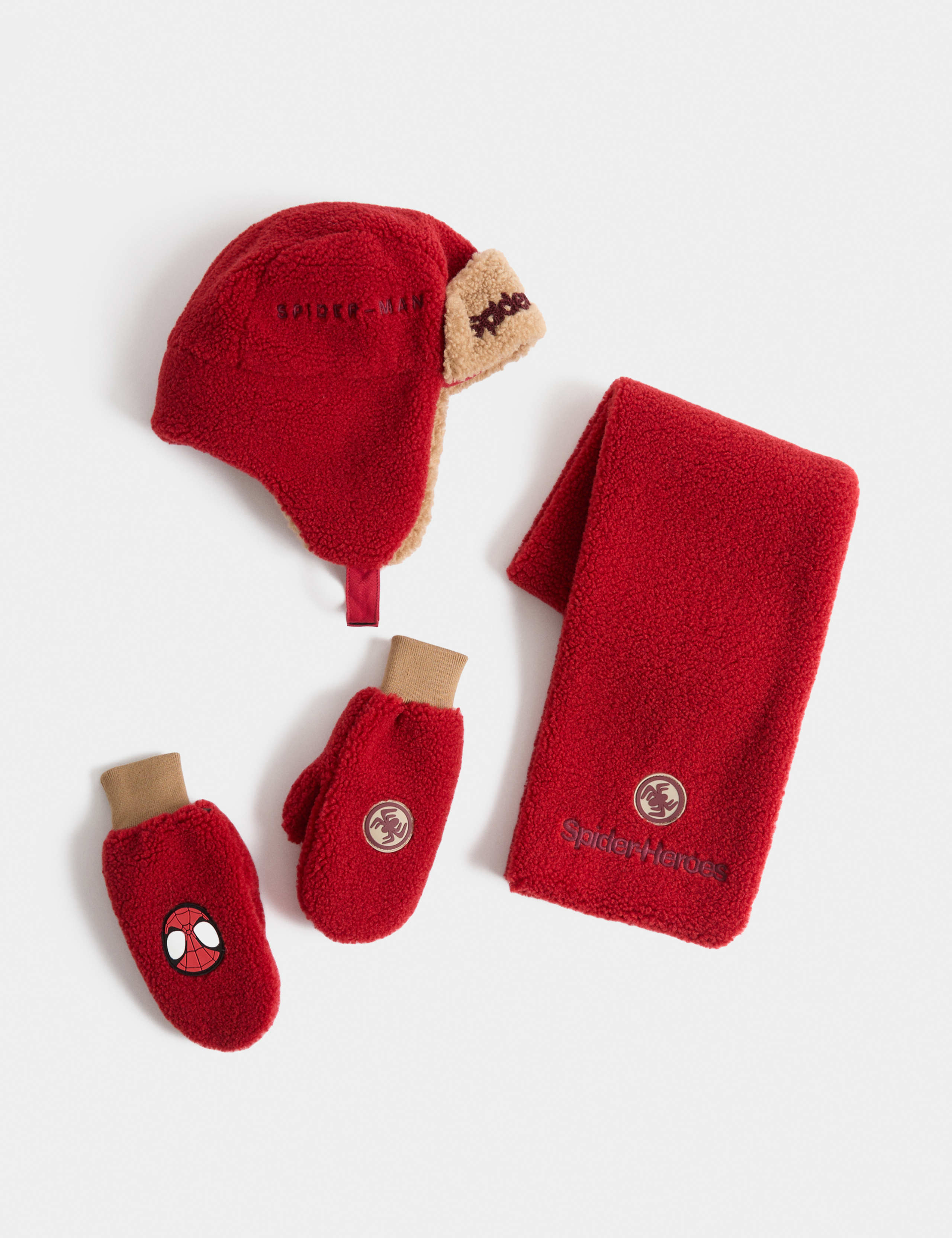 Kids 3 Piece Spider-Man™ Hat, Scarf and Glove Set (3-10 Years)